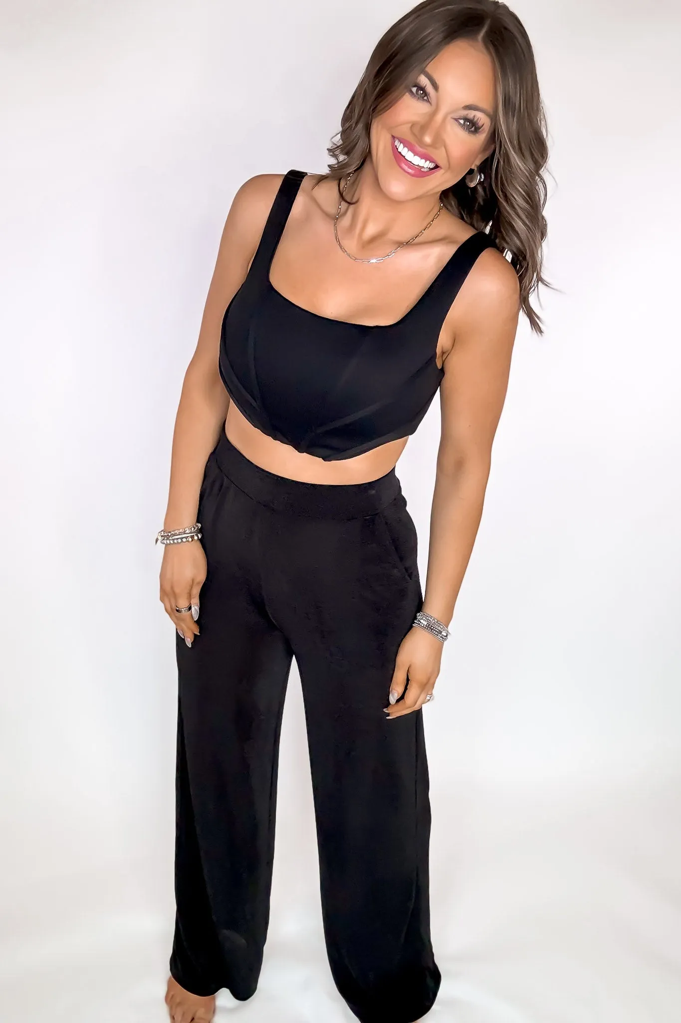 Fun And Flirty Black Pants