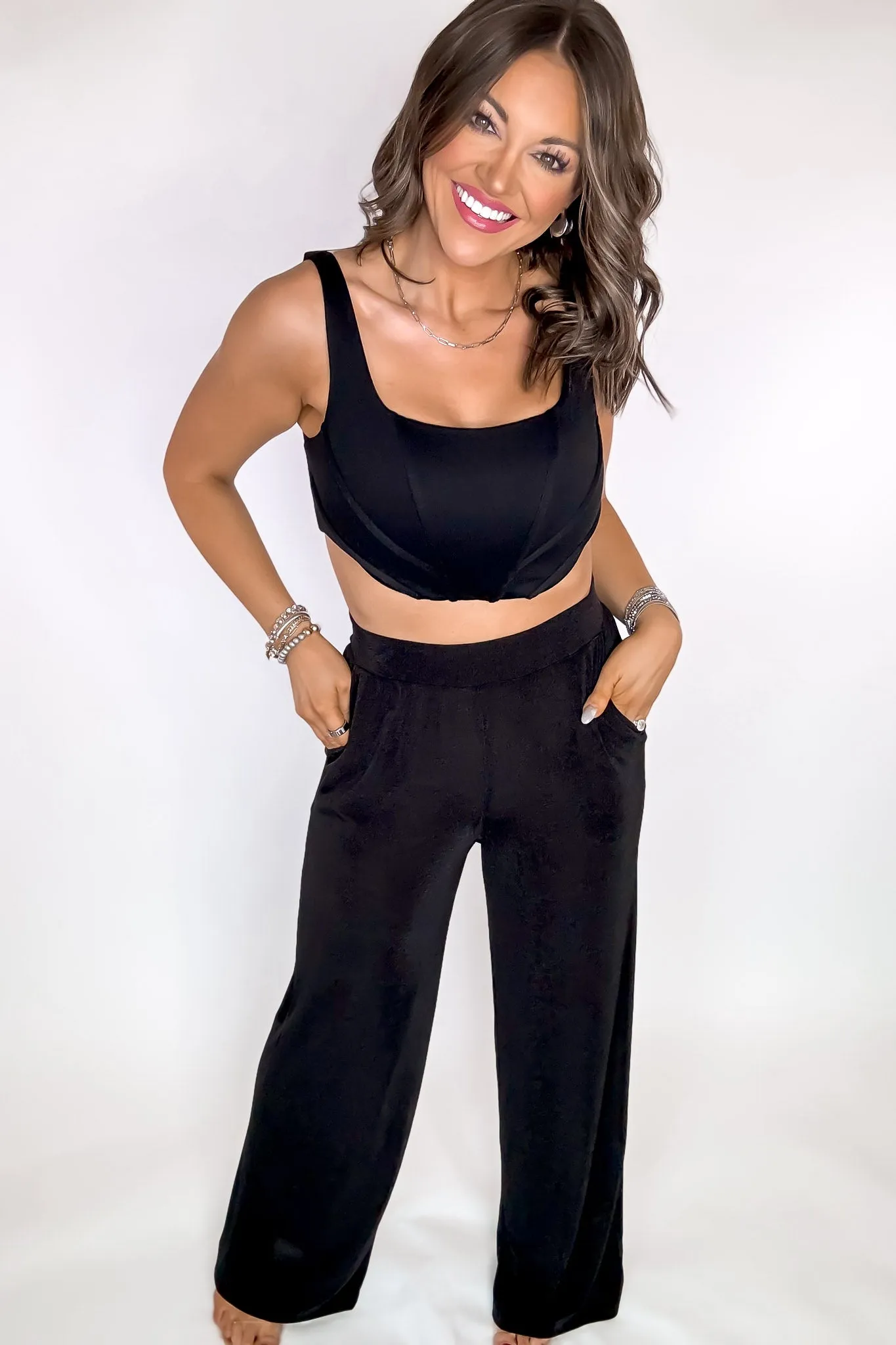 Fun And Flirty Black Pants