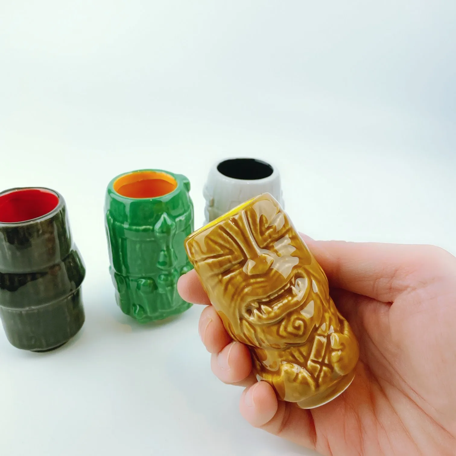 Geeki Tikis Star Wars 'Darth Vader', 'Stormtrooper', Boba Fett', Chewbacca' Mini Muglet 4 Pack Shot Glass Set