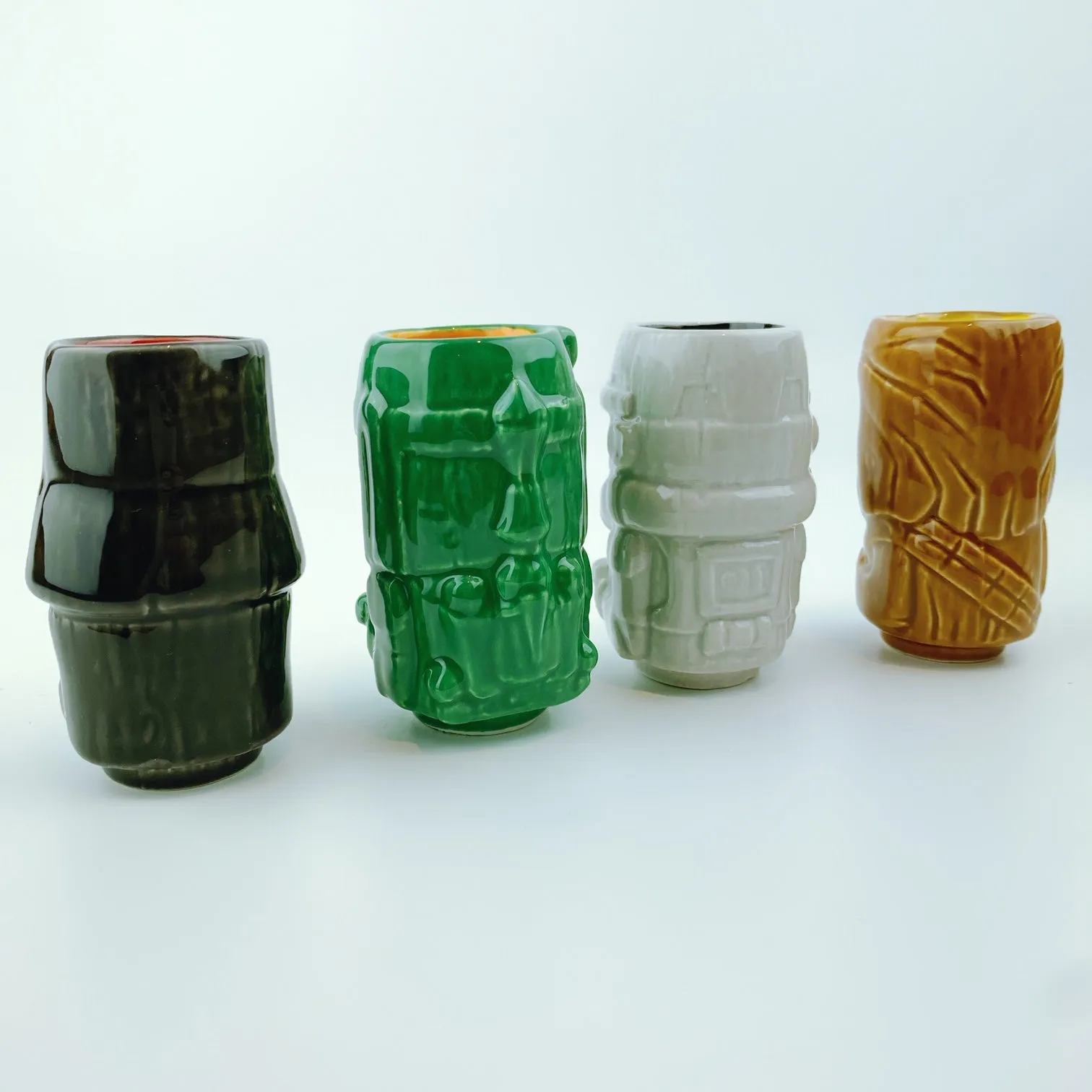 Geeki Tikis Star Wars 'Darth Vader', 'Stormtrooper', Boba Fett', Chewbacca' Mini Muglet 4 Pack Shot Glass Set