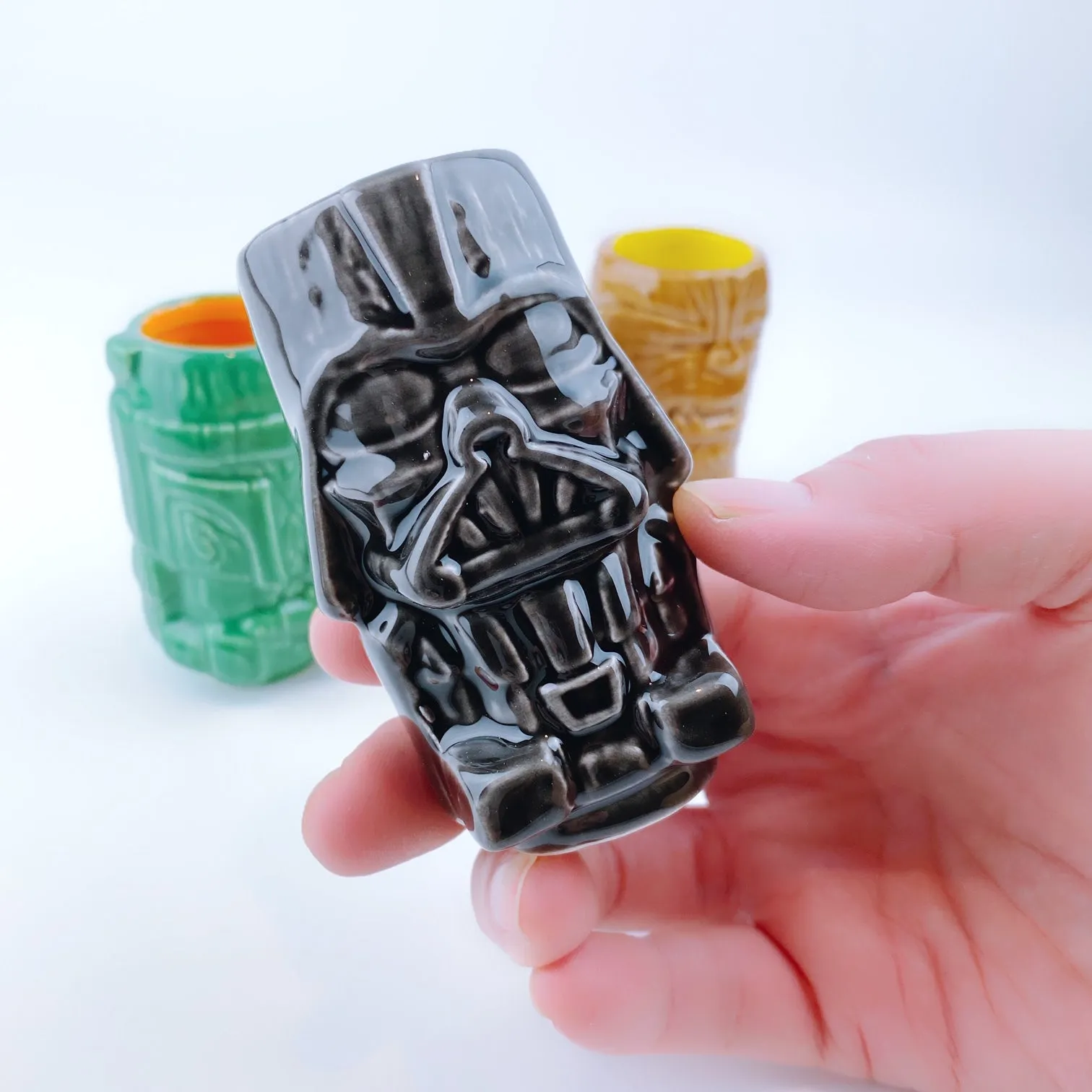 Geeki Tikis Star Wars 'Darth Vader', 'Stormtrooper', Boba Fett', Chewbacca' Mini Muglet 4 Pack Shot Glass Set