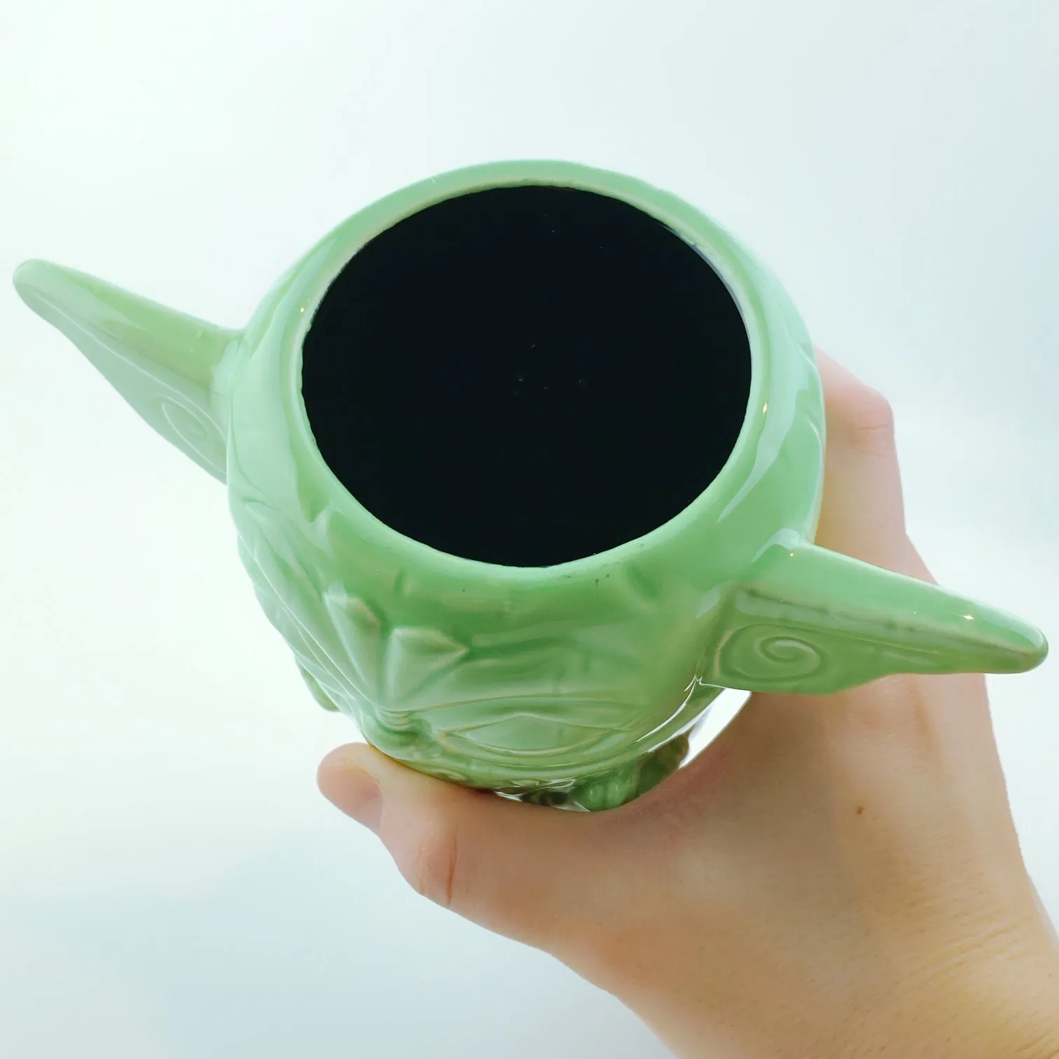 Geeki Tikis Star Wars "Baby Yoda" Force Pose The Mandalorian The Child Tiki Style Ceramic Drinking Mug