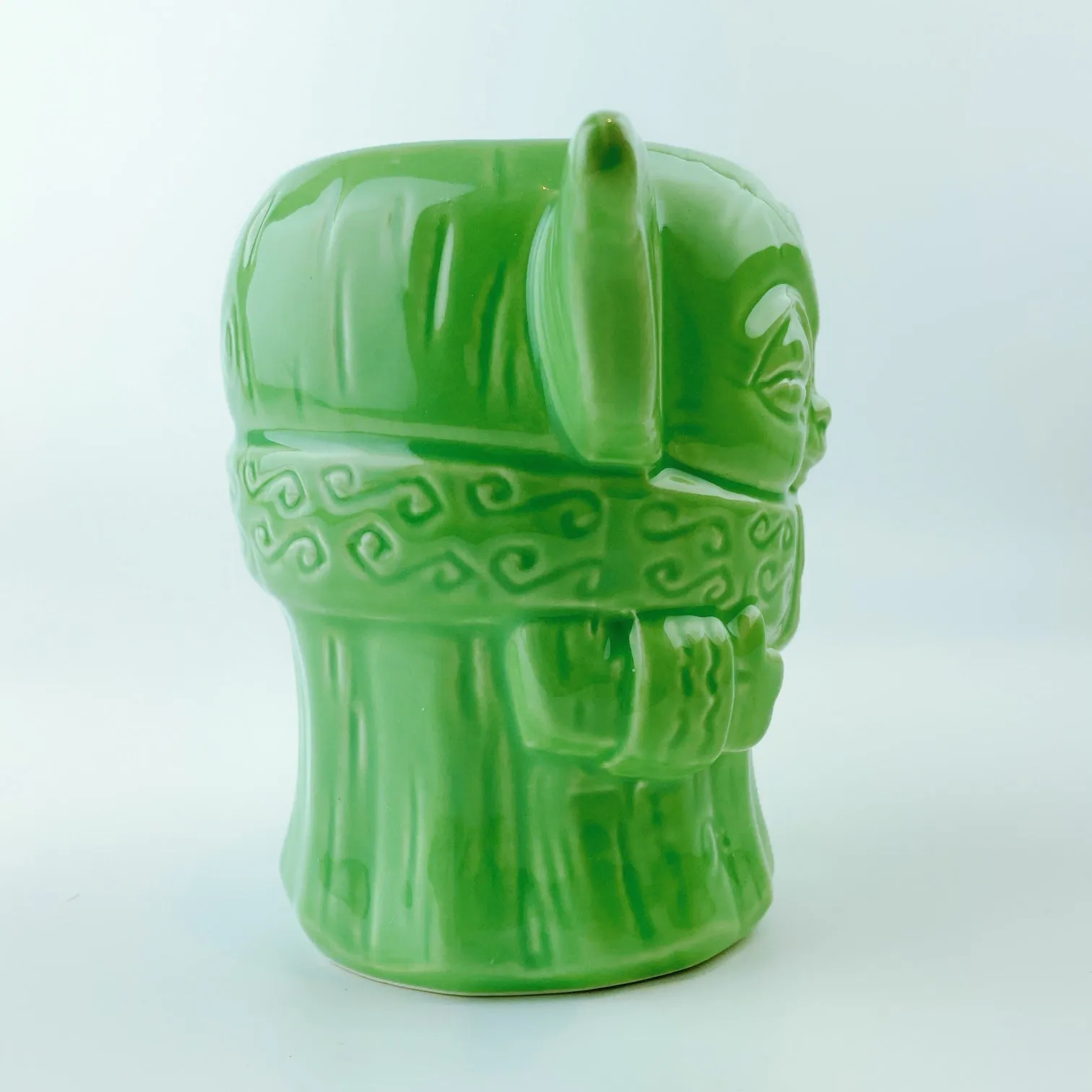 Geeki Tikis Star Wars "Baby Yoda" Force Pose The Mandalorian The Child Tiki Style Ceramic Drinking Mug