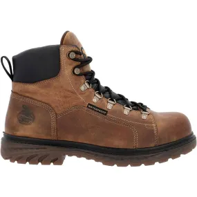 'Georgia Boot' Men's 6 EH WP Steel Toe - Brown