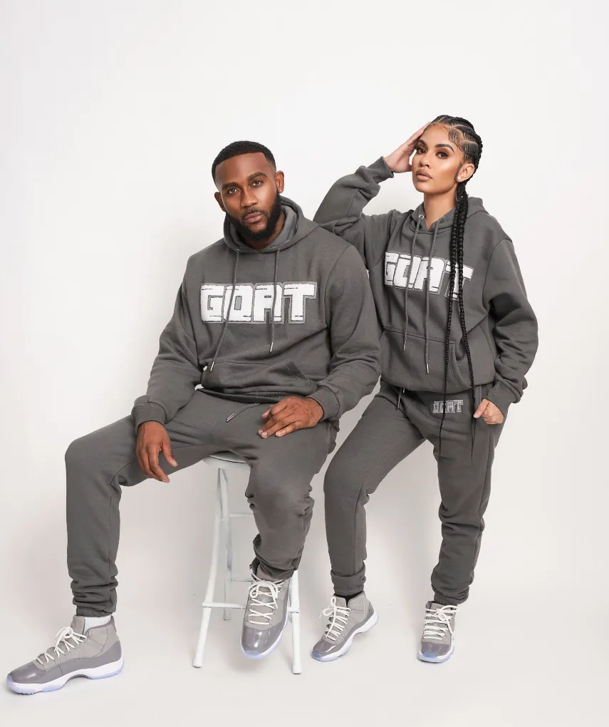 GOAT Classic Chenille Sweatsuit (Cool Grey)