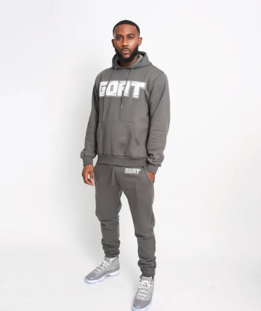 GOAT Classic Chenille Sweatsuit (Cool Grey)