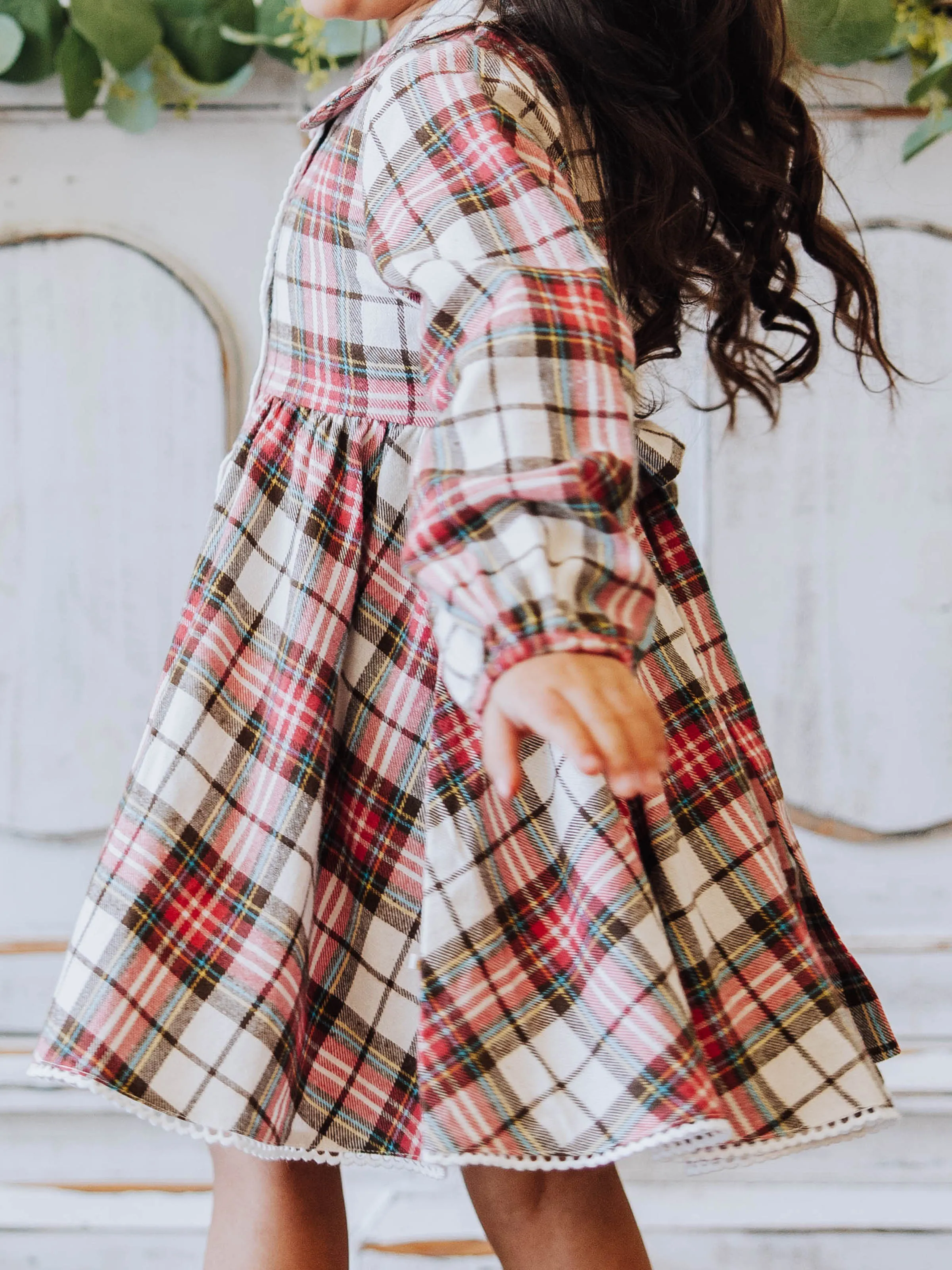 Goldie Dress - Razzberry Plaid