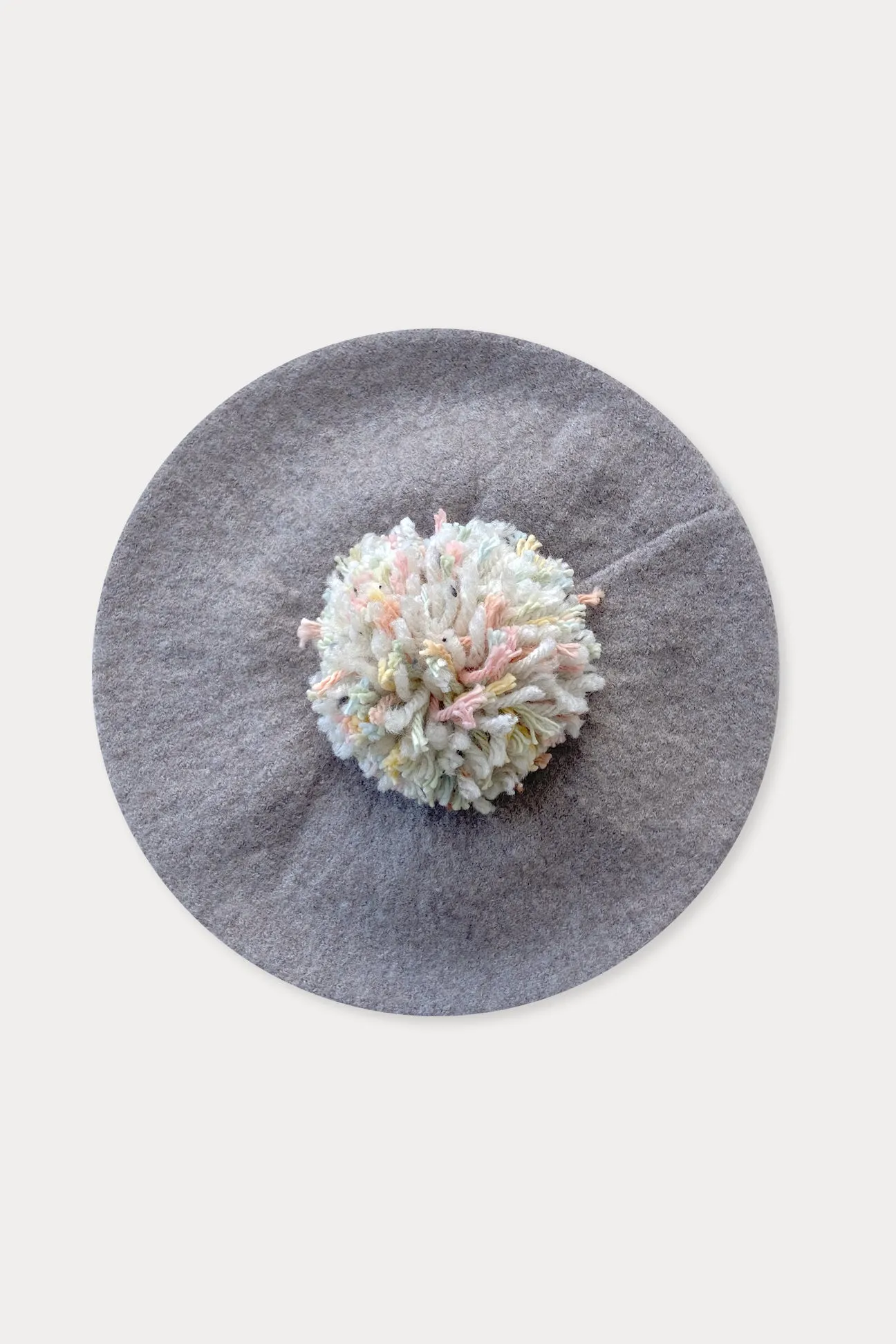 Heather Grey Kids Beret