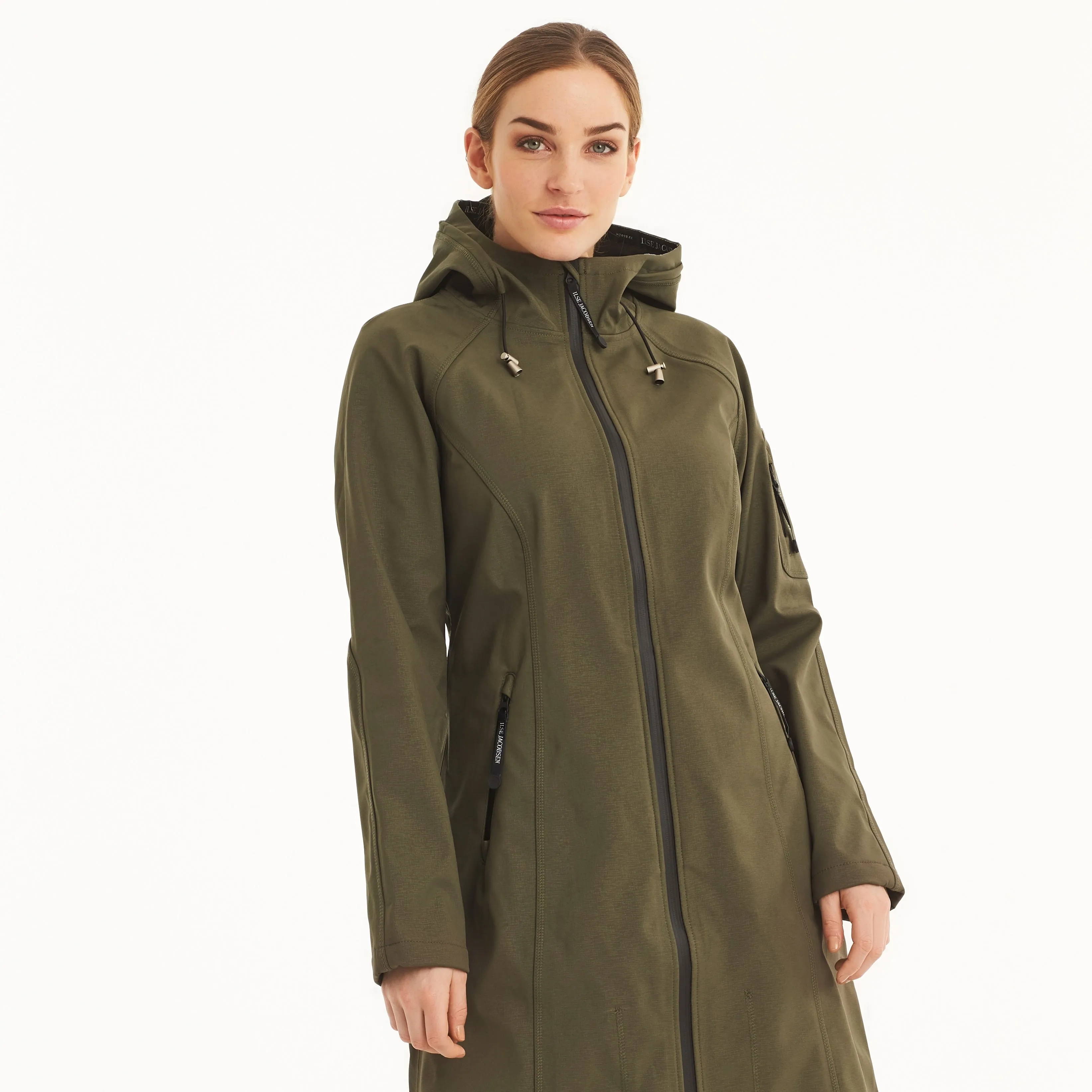 Ilse Jacobsen Long Army Raincoat 37L