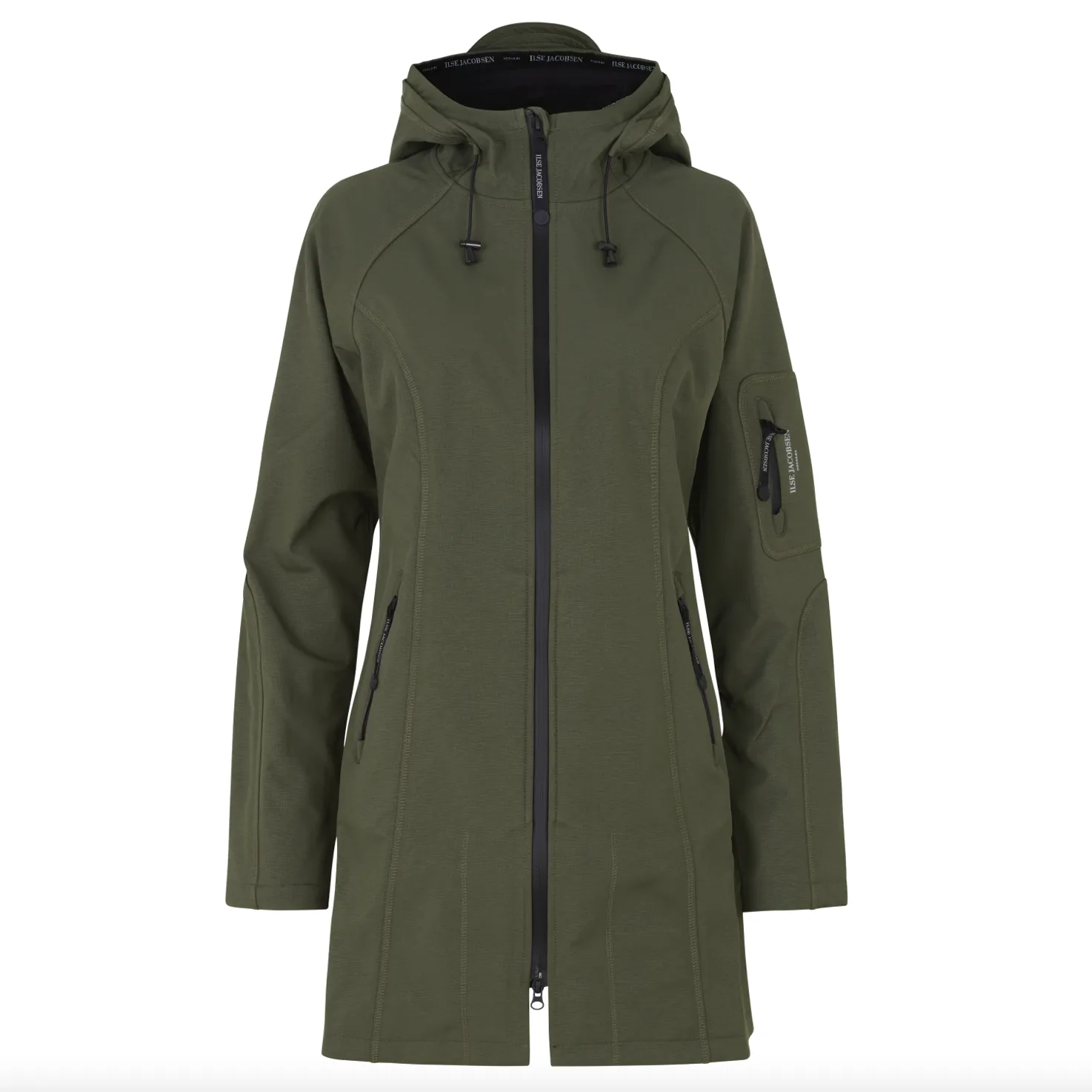 Ilse Jacobsen Long Army Raincoat 37L