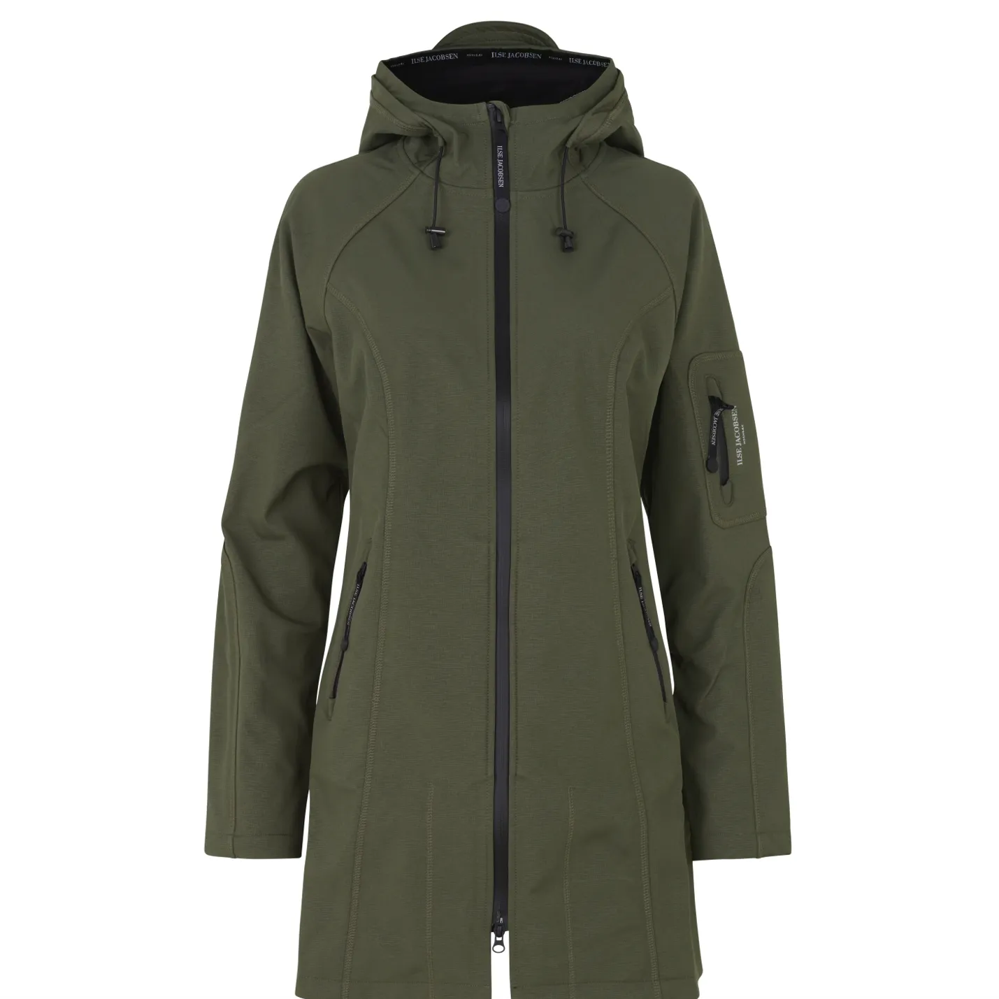 Ilse Jacobsen Long Army Raincoat 37L