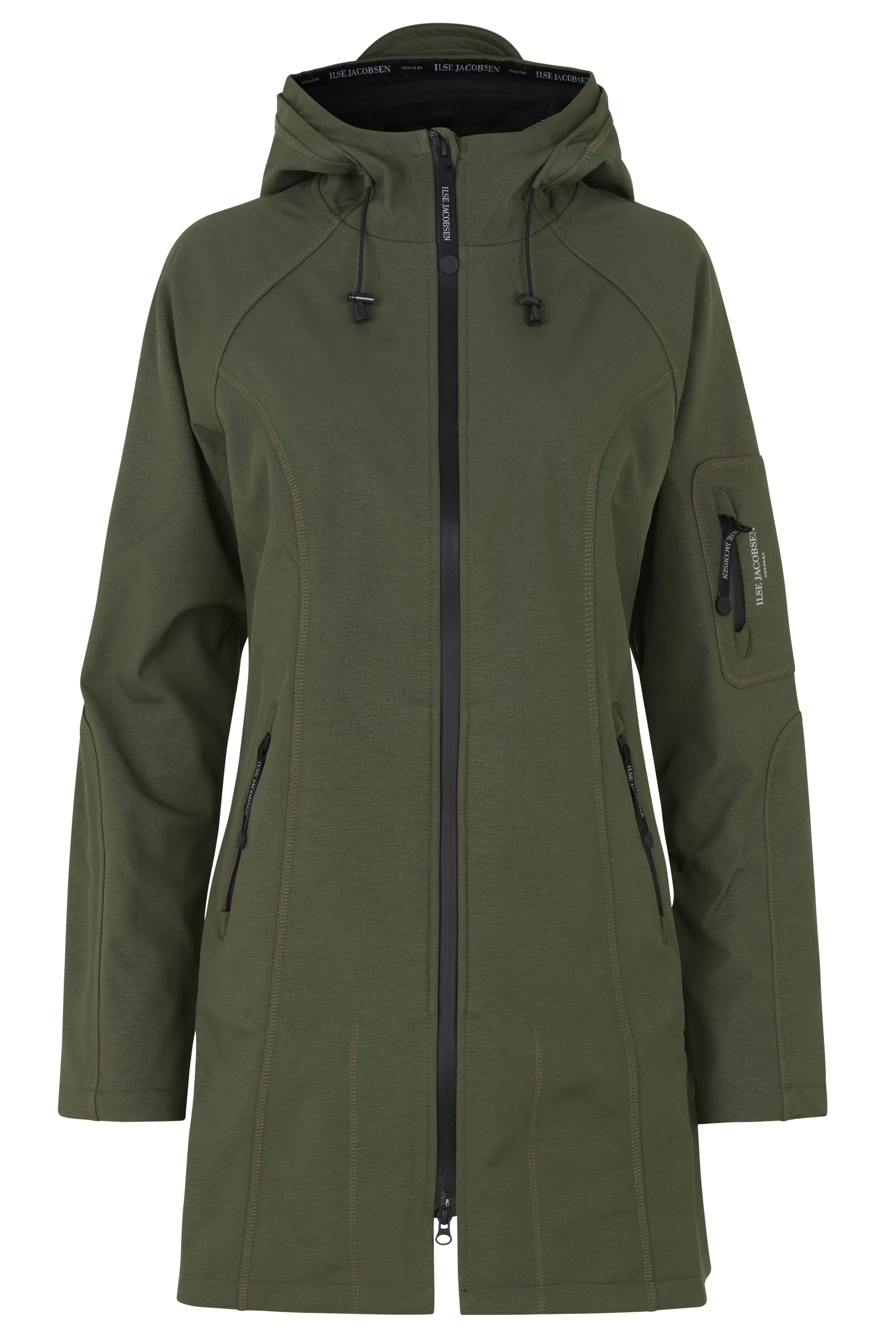 Ilse Jacobsen Long Army Raincoat 37L