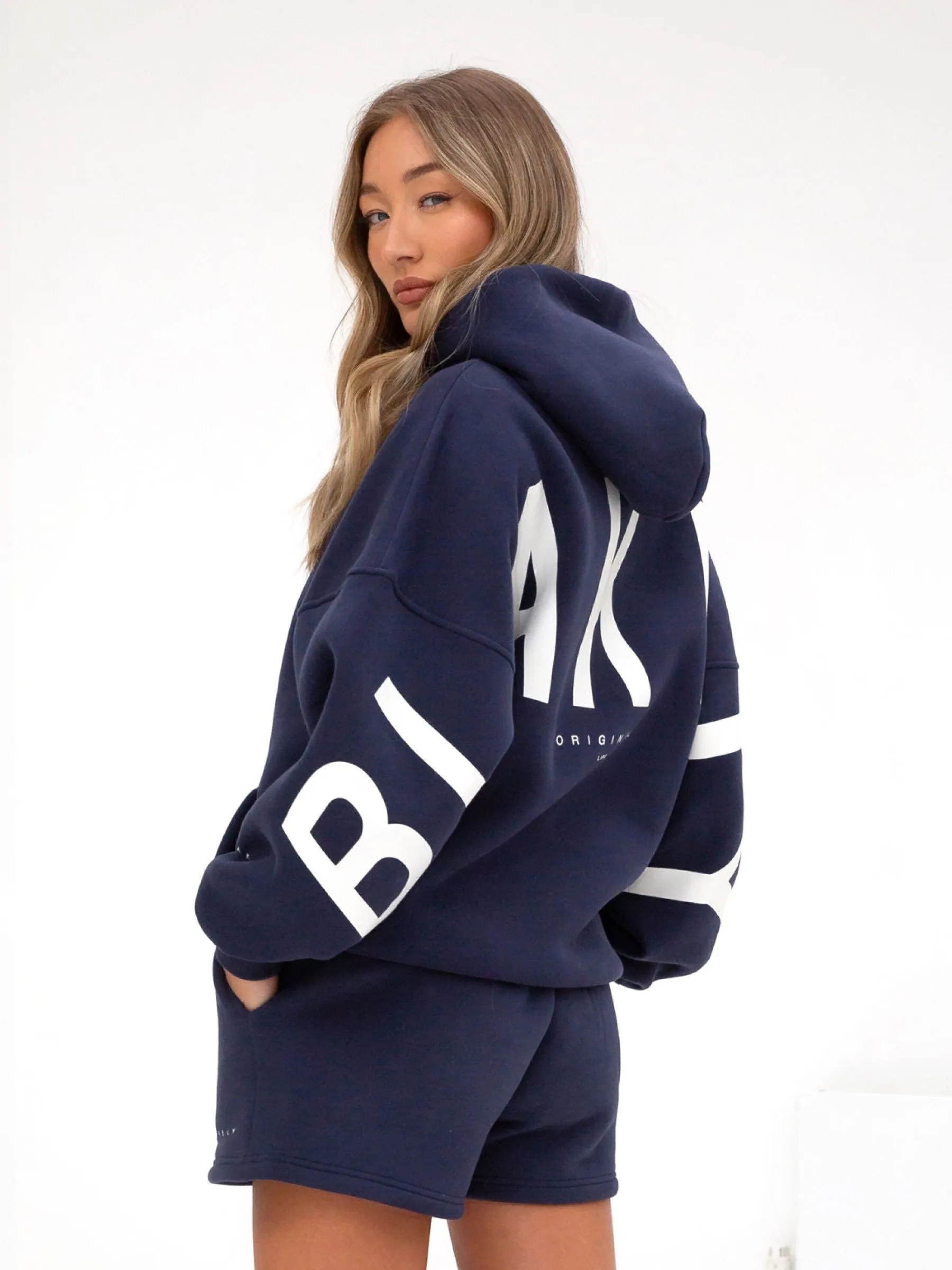 Isabel Oversized Hoodie - Classic Navy