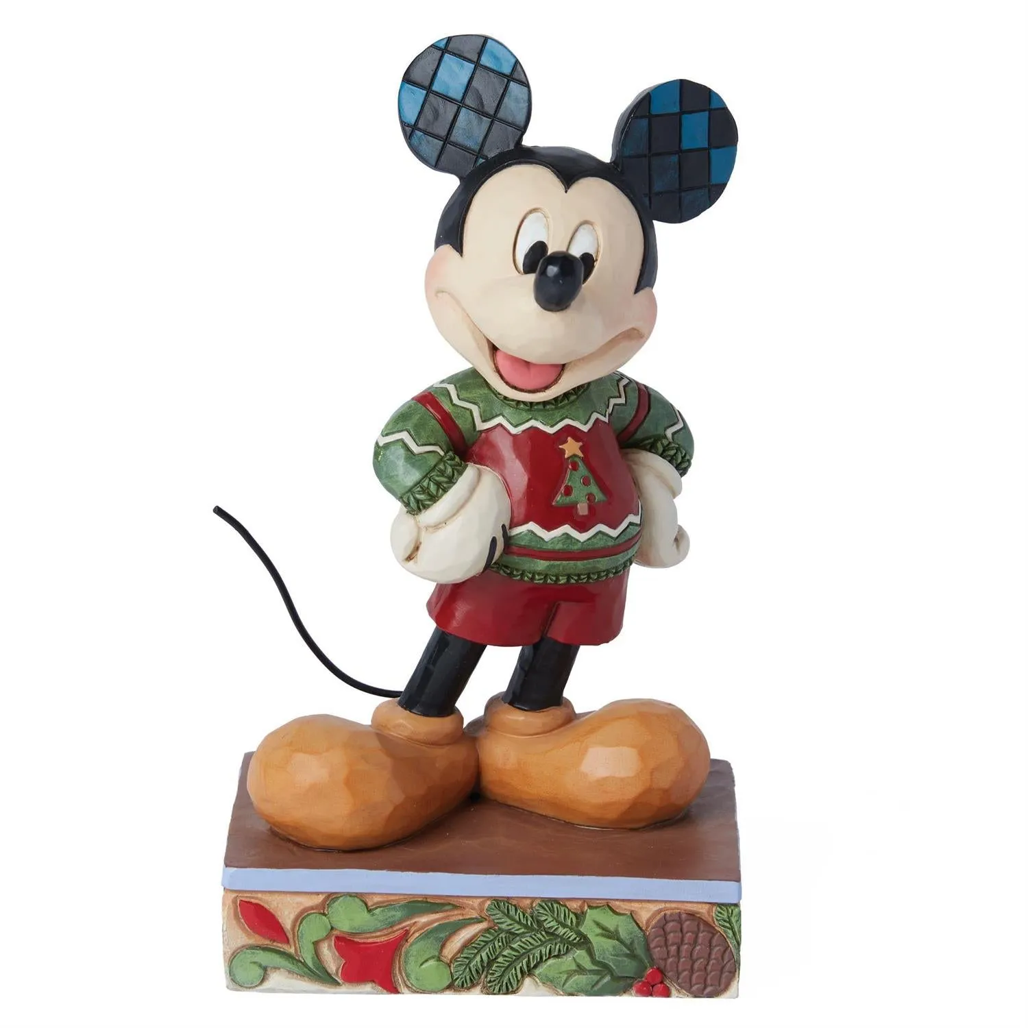 Jim Shore Disney Traditions All Decked Out Mickey Mouse Figurine