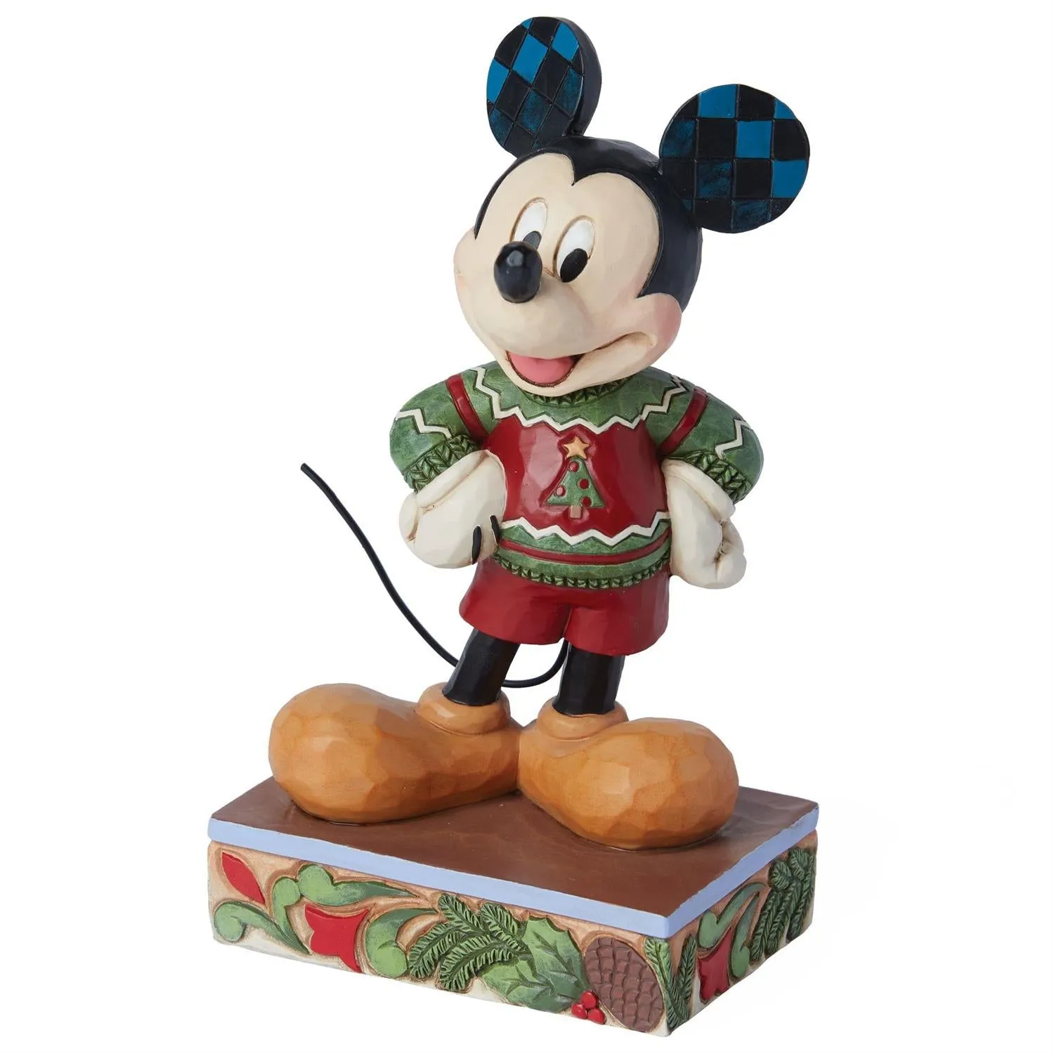 Jim Shore Disney Traditions All Decked Out Mickey Mouse Figurine