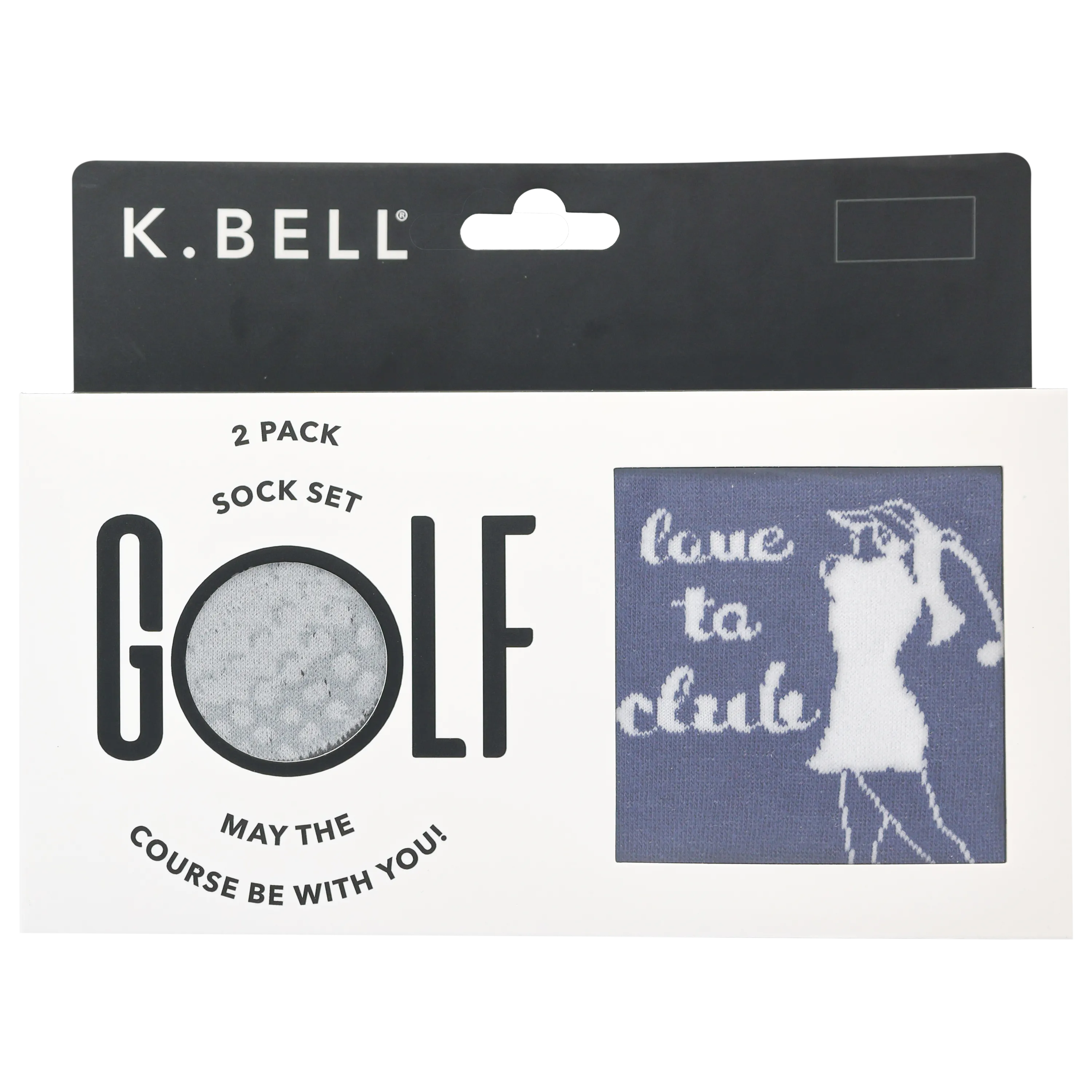 K.Bell Women's Love to Club Crew Sock 2 Pair Pack Gift Box