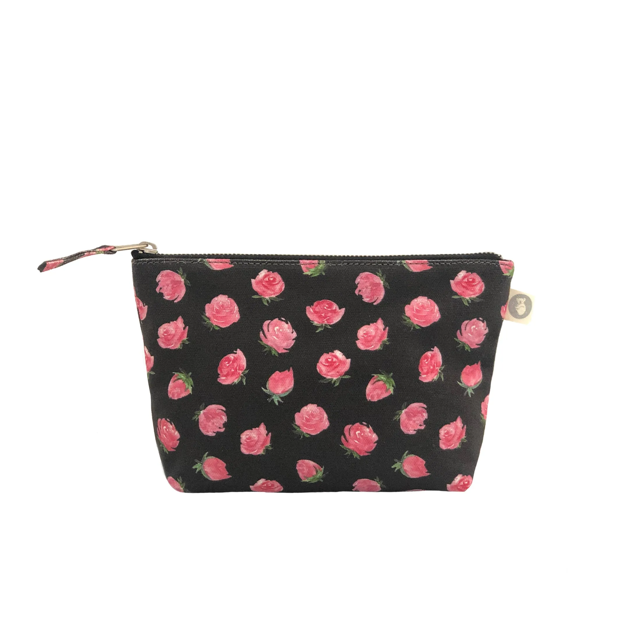 Makeup Bag- Black Floral