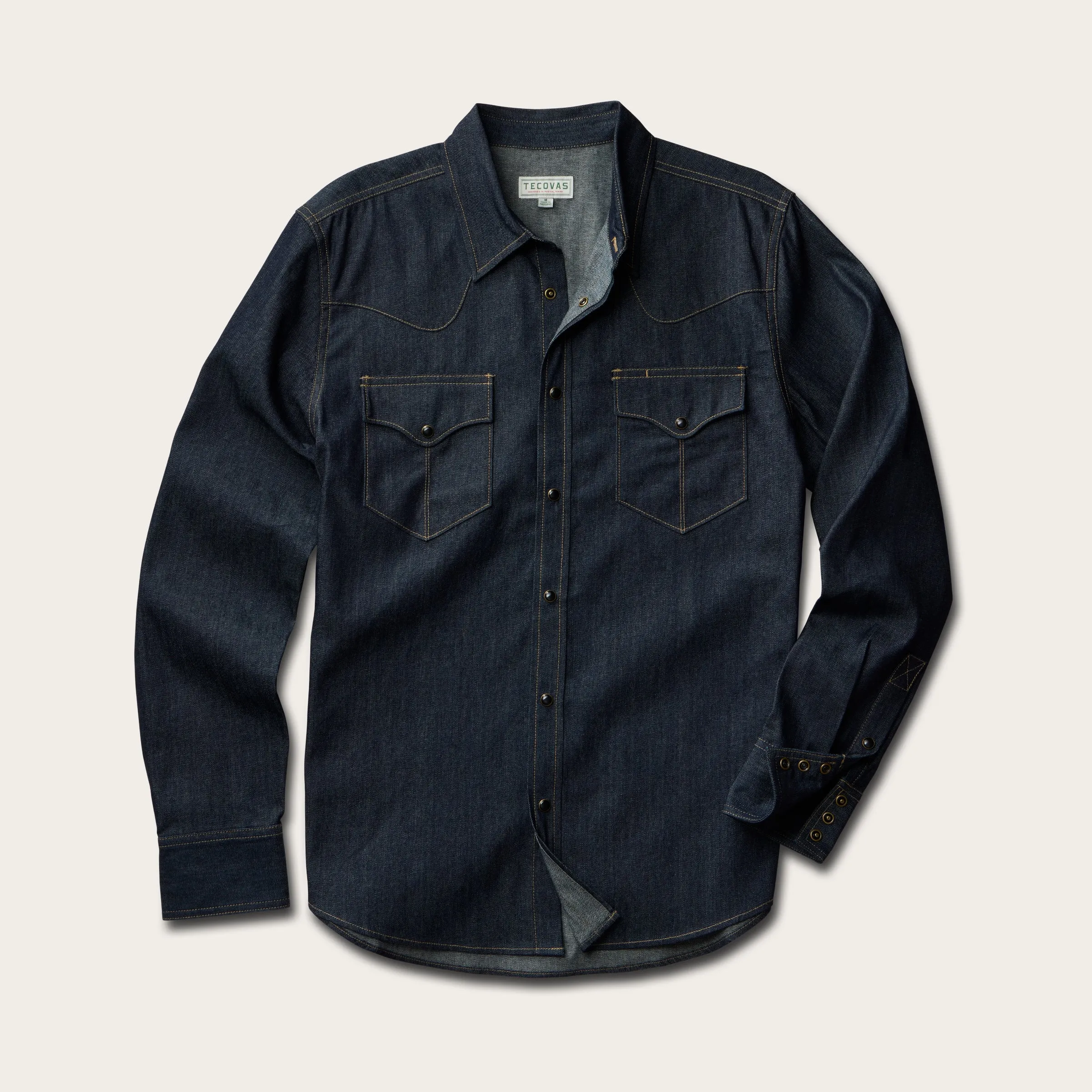 Men's Denim Pearl Snap