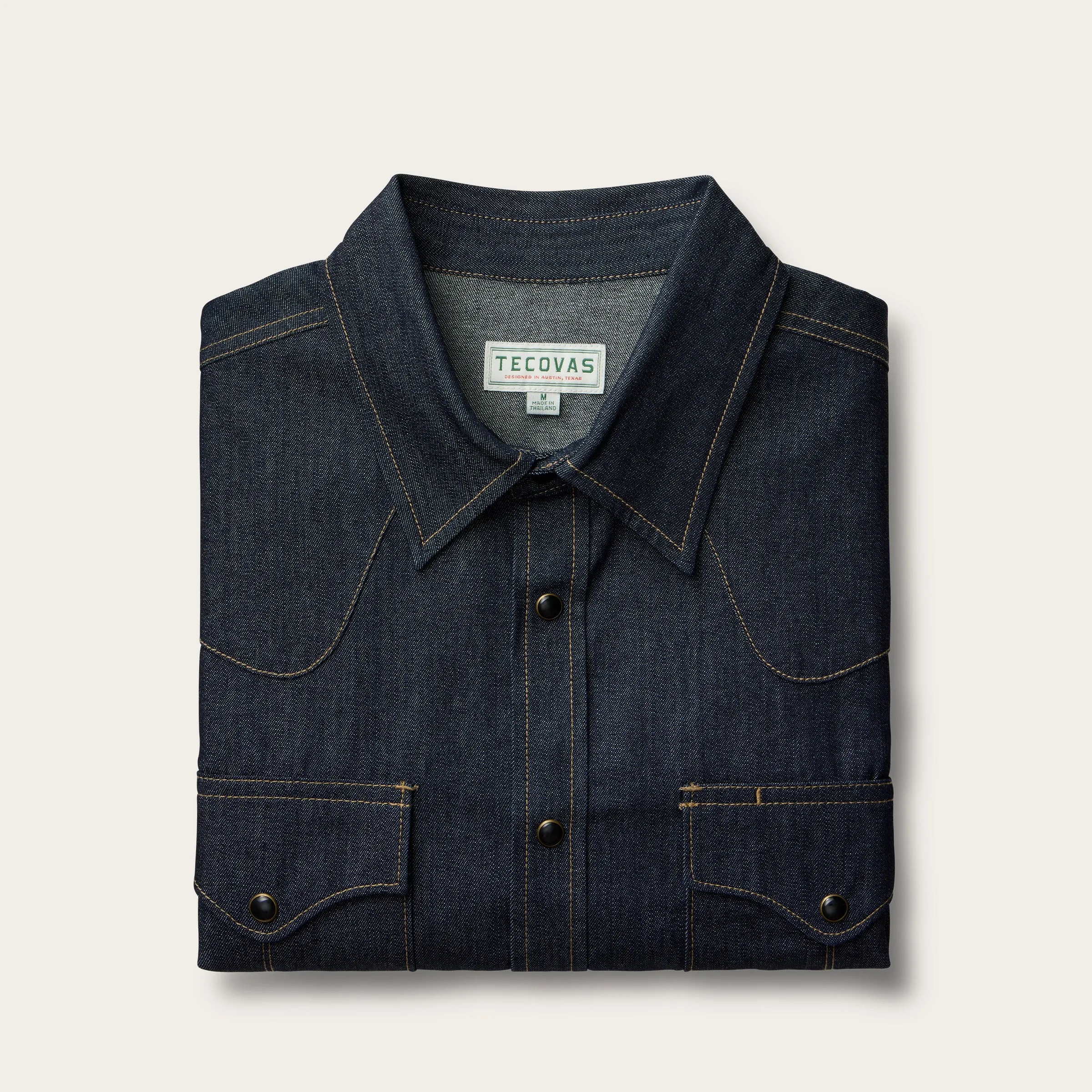 Men's Denim Pearl Snap