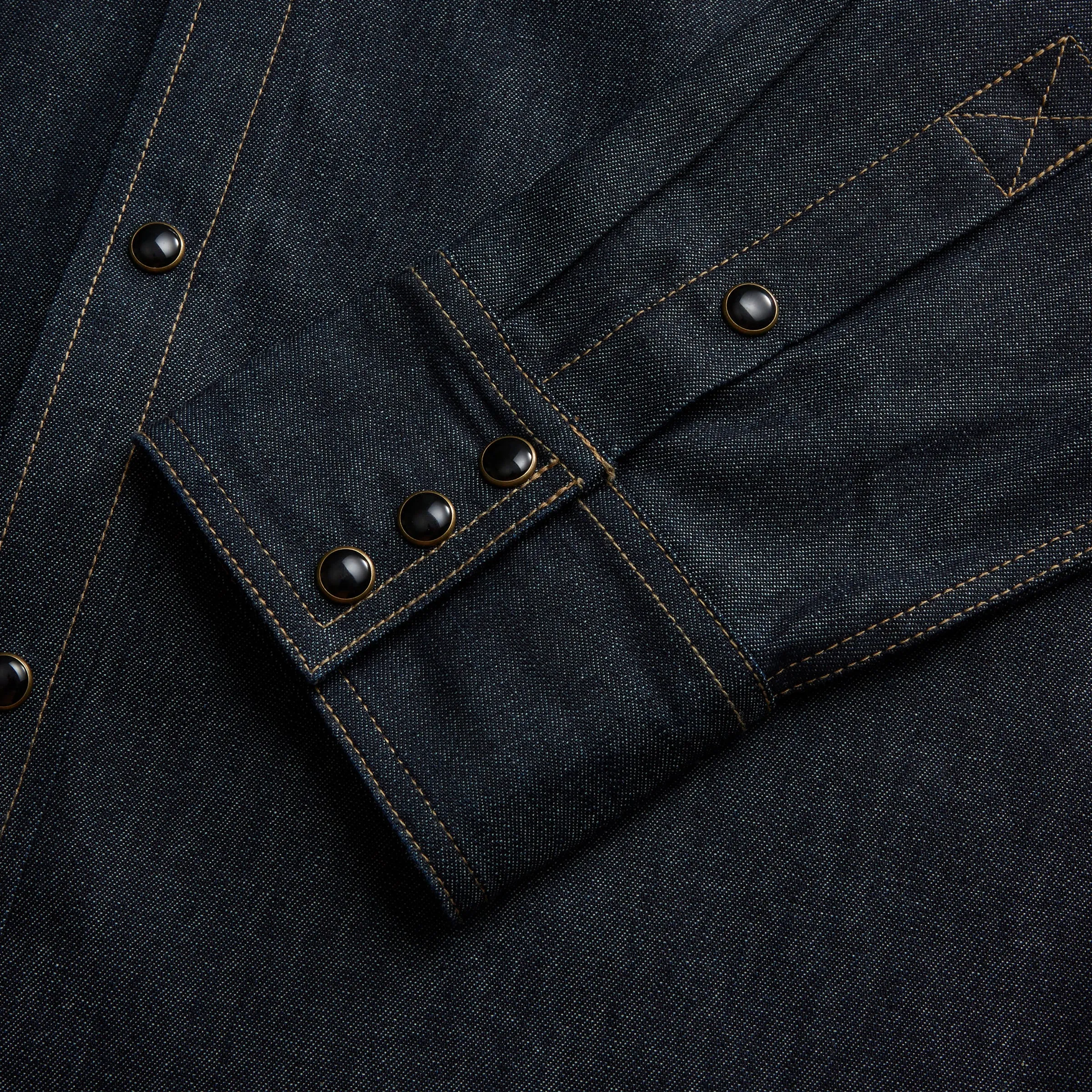 Men's Denim Pearl Snap