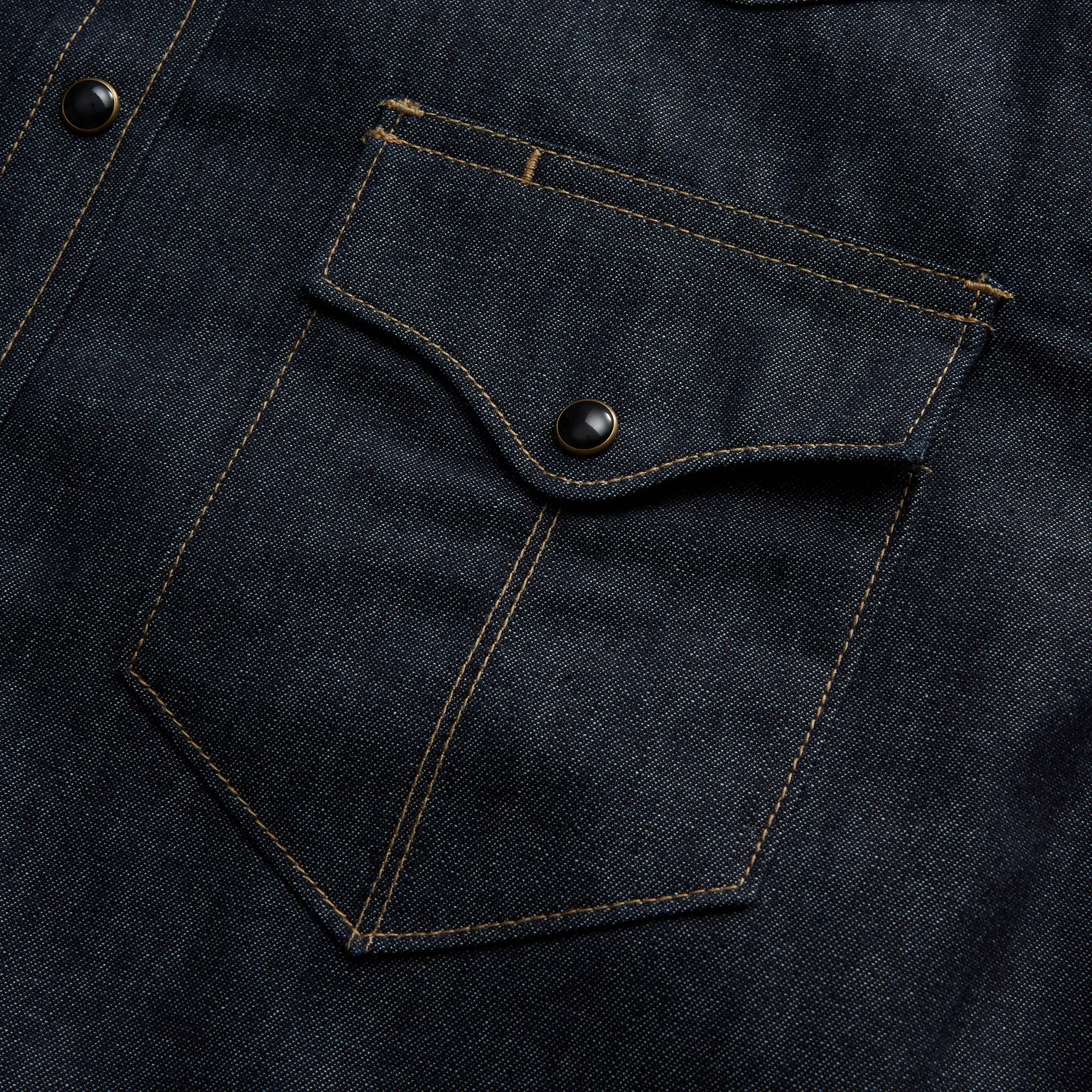 Men's Denim Pearl Snap