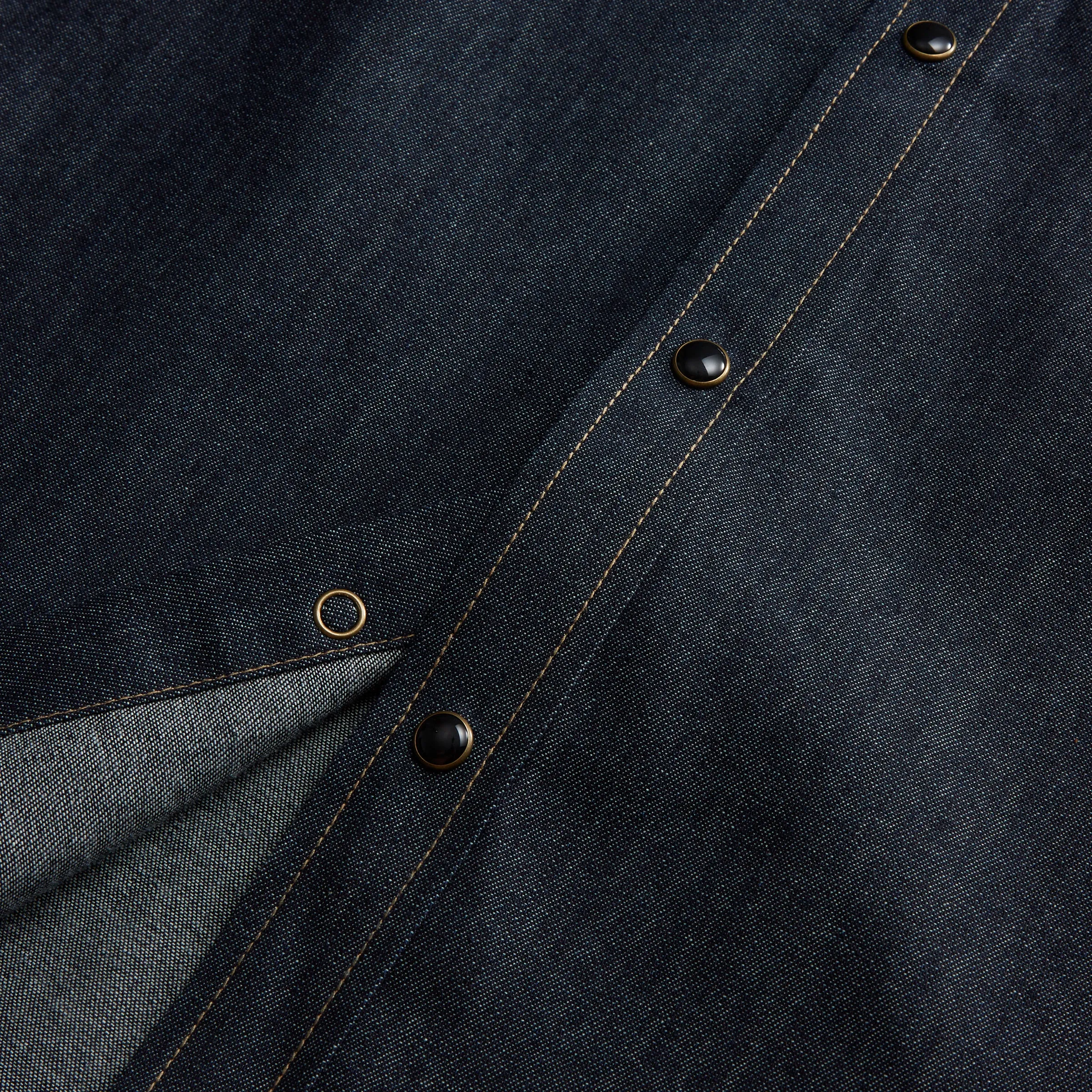 Men's Denim Pearl Snap