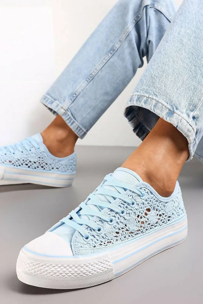 Mesh Lace Trainers