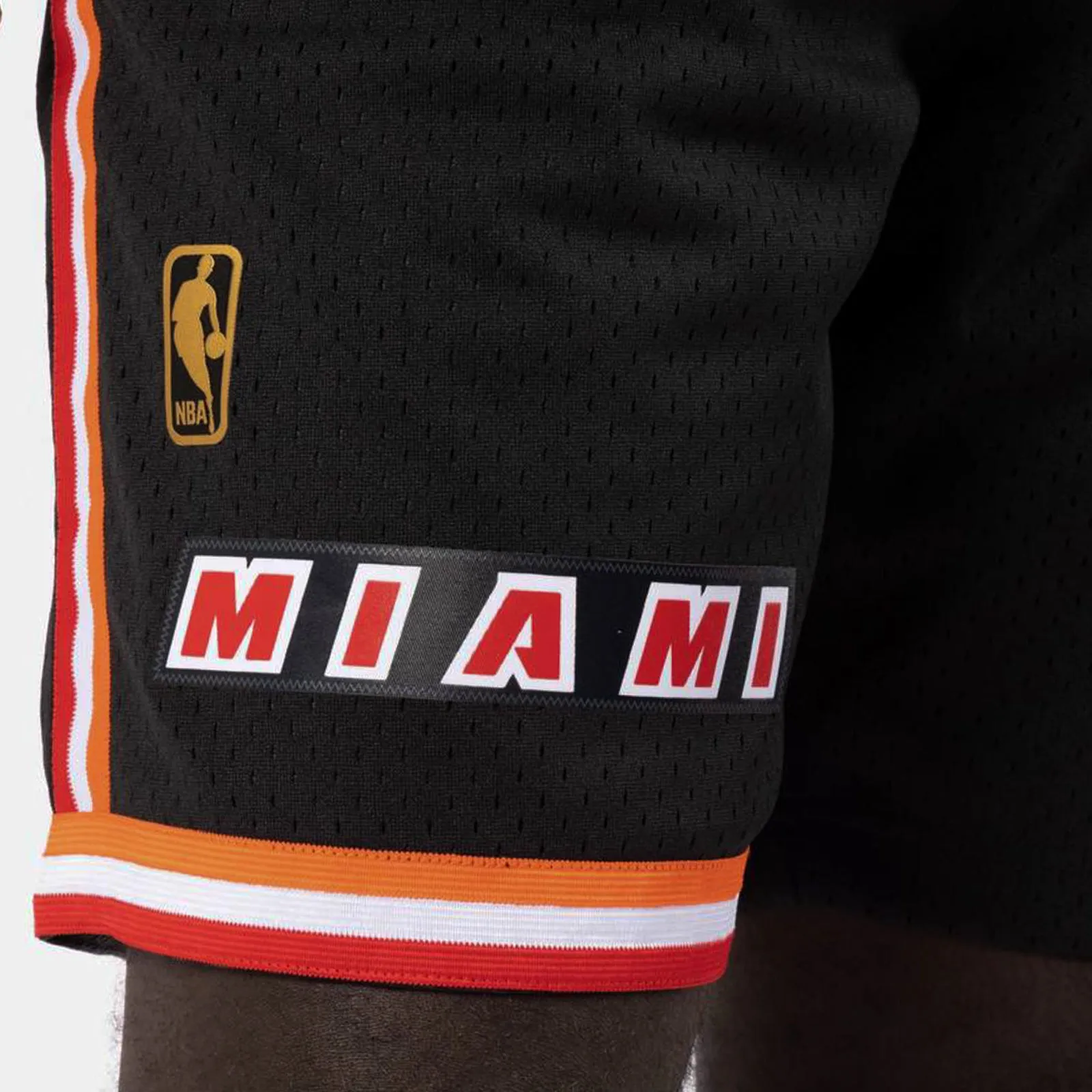 Miami Heat 1996-97 Road NBA Swingman Shorts by Mitchell & Ness