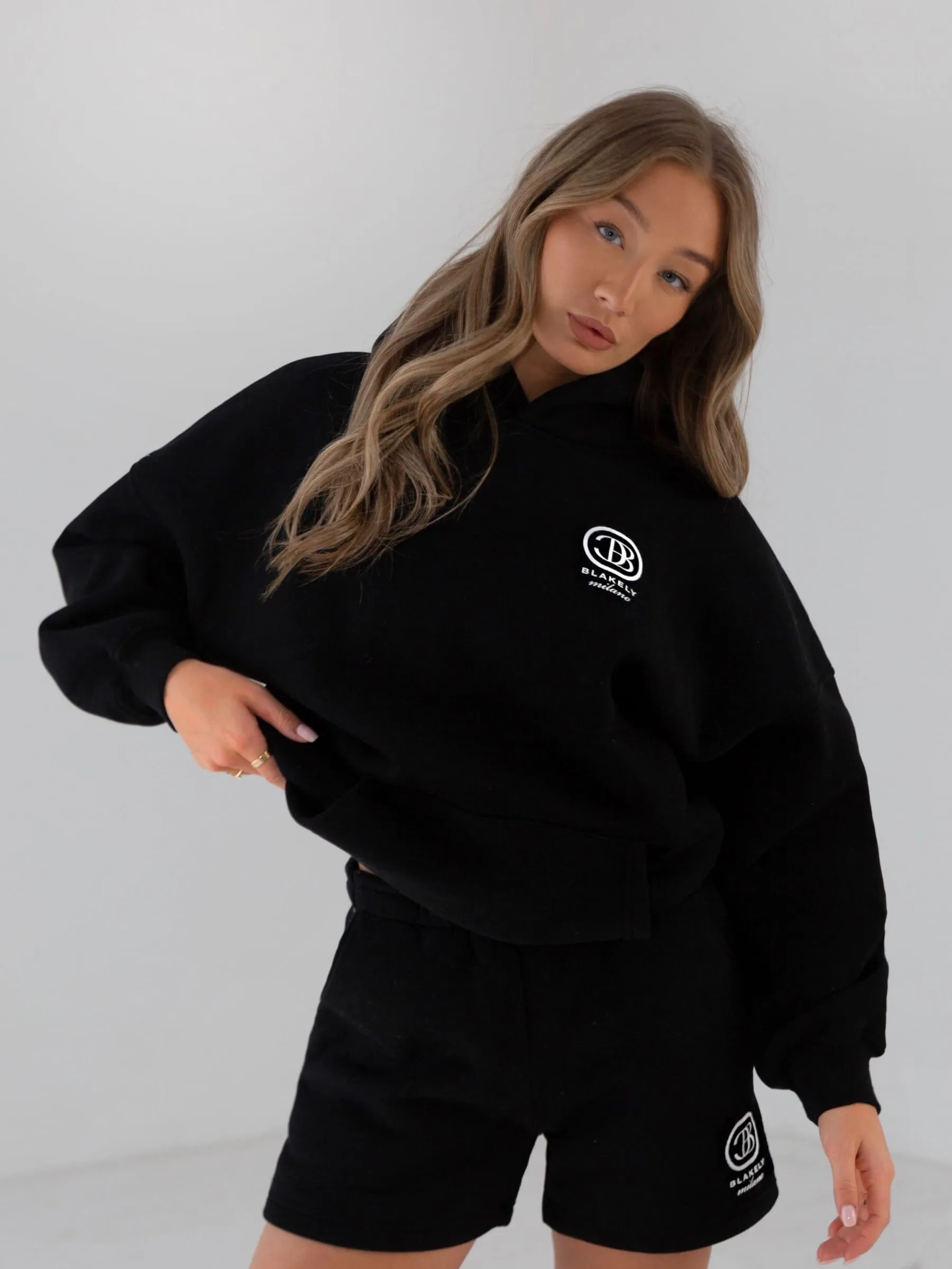 Milano Oversized Hoodie - Black