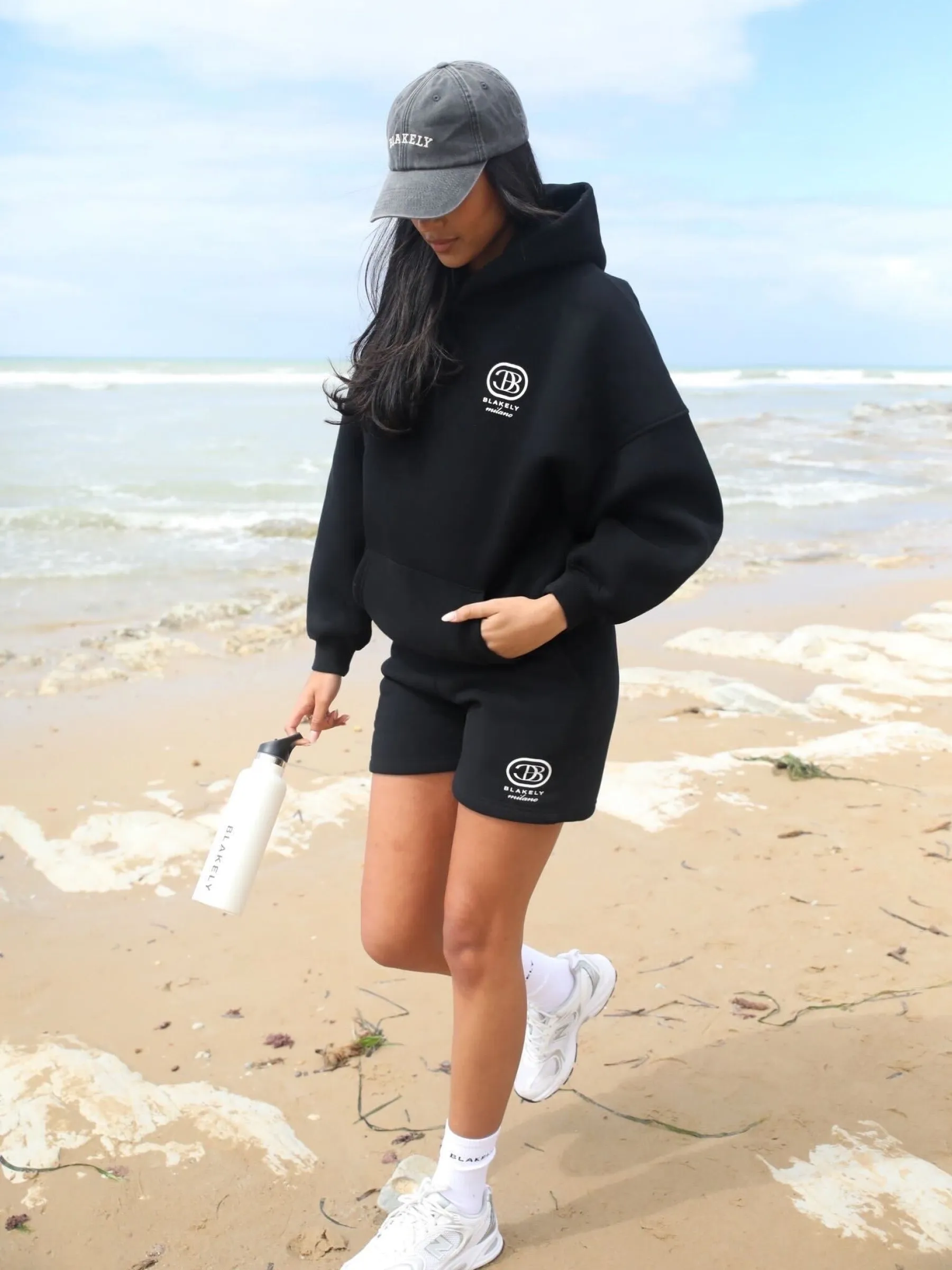 Milano Oversized Hoodie - Black