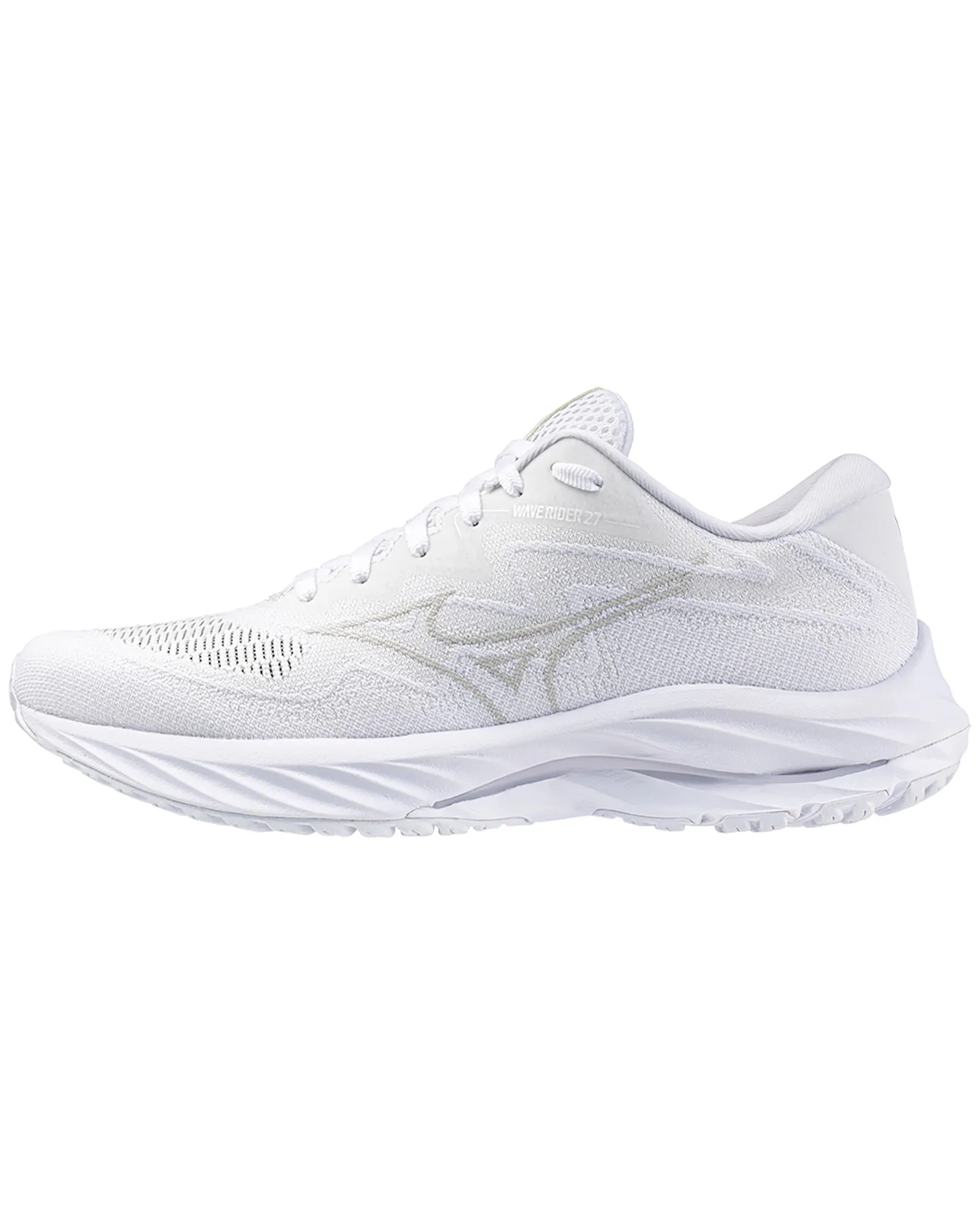 MIZUNO WAVE RIDER 27 SSW (W) White Ultimate Grey Nimbus Cloud