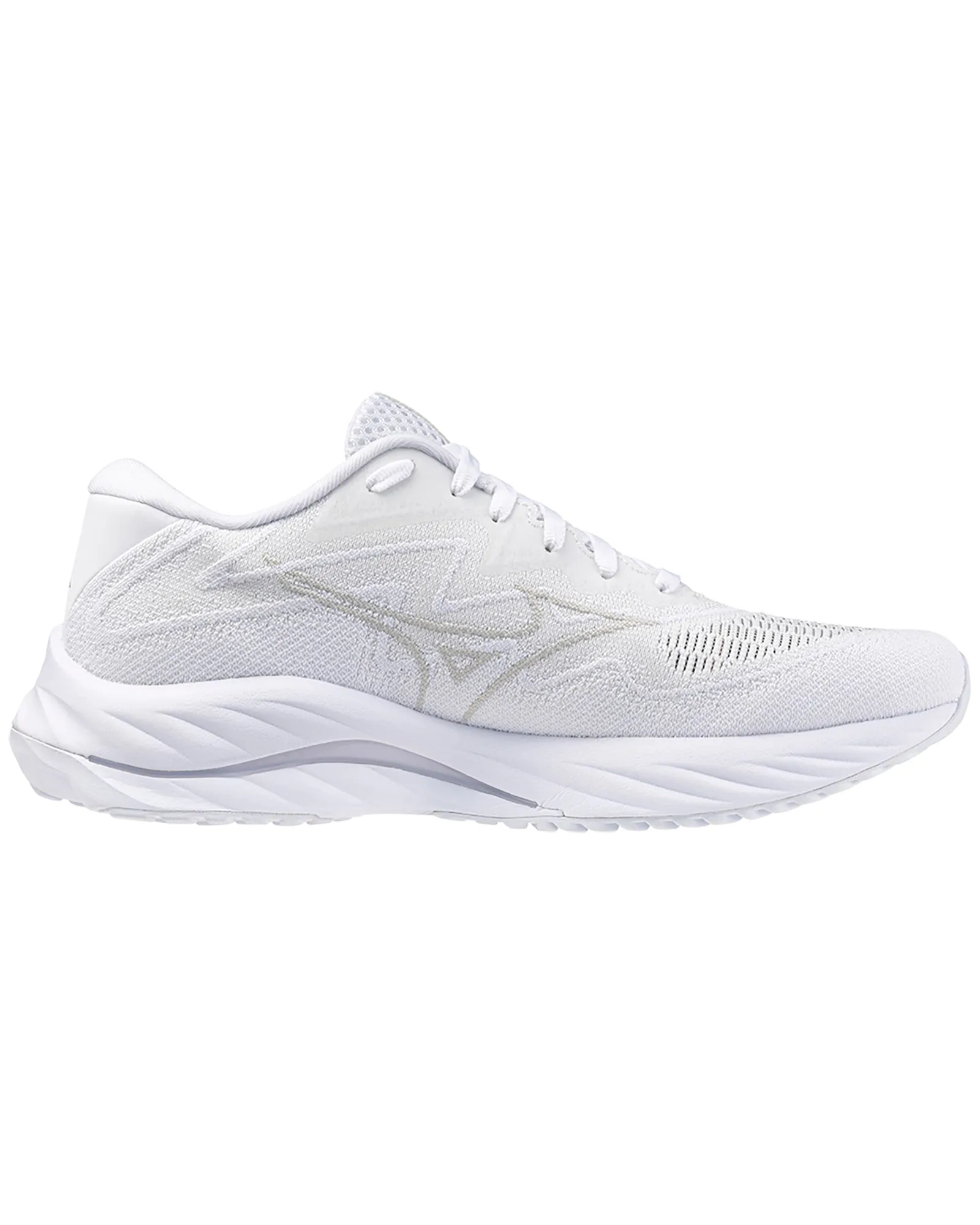 MIZUNO WAVE RIDER 27 SSW (W) White Ultimate Grey Nimbus Cloud