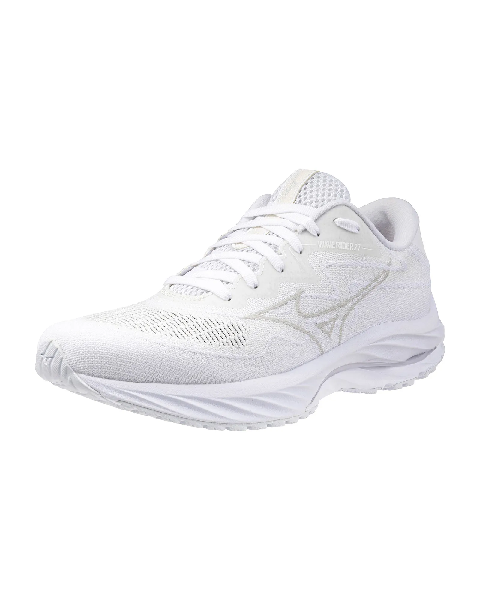 MIZUNO WAVE RIDER 27 SSW (W) White Ultimate Grey Nimbus Cloud