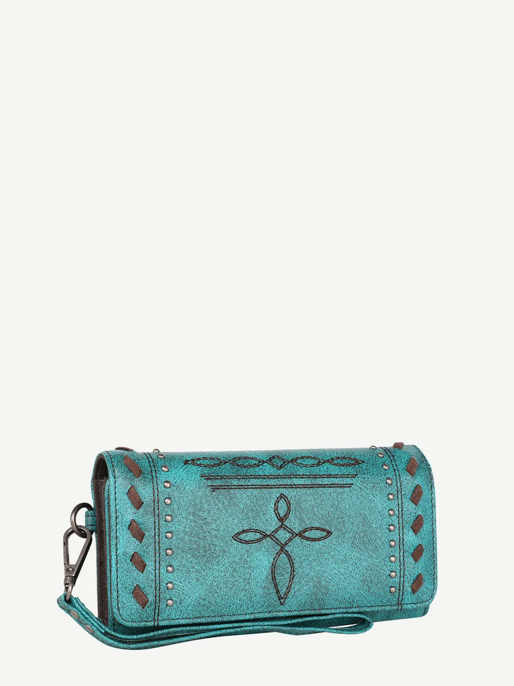 Montana West Whipstitch Studs Wallet