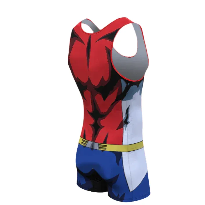 My Hero Academia 'All Might | Silver Age' Men's Powerlifting Singlet