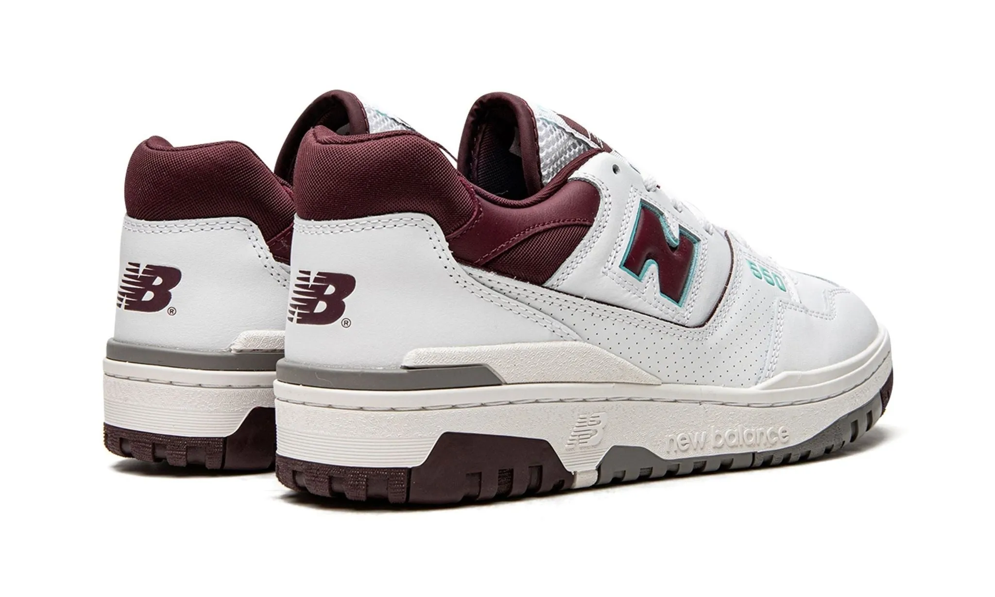 NEW BALANCE 550 BURGUNDY CYAN