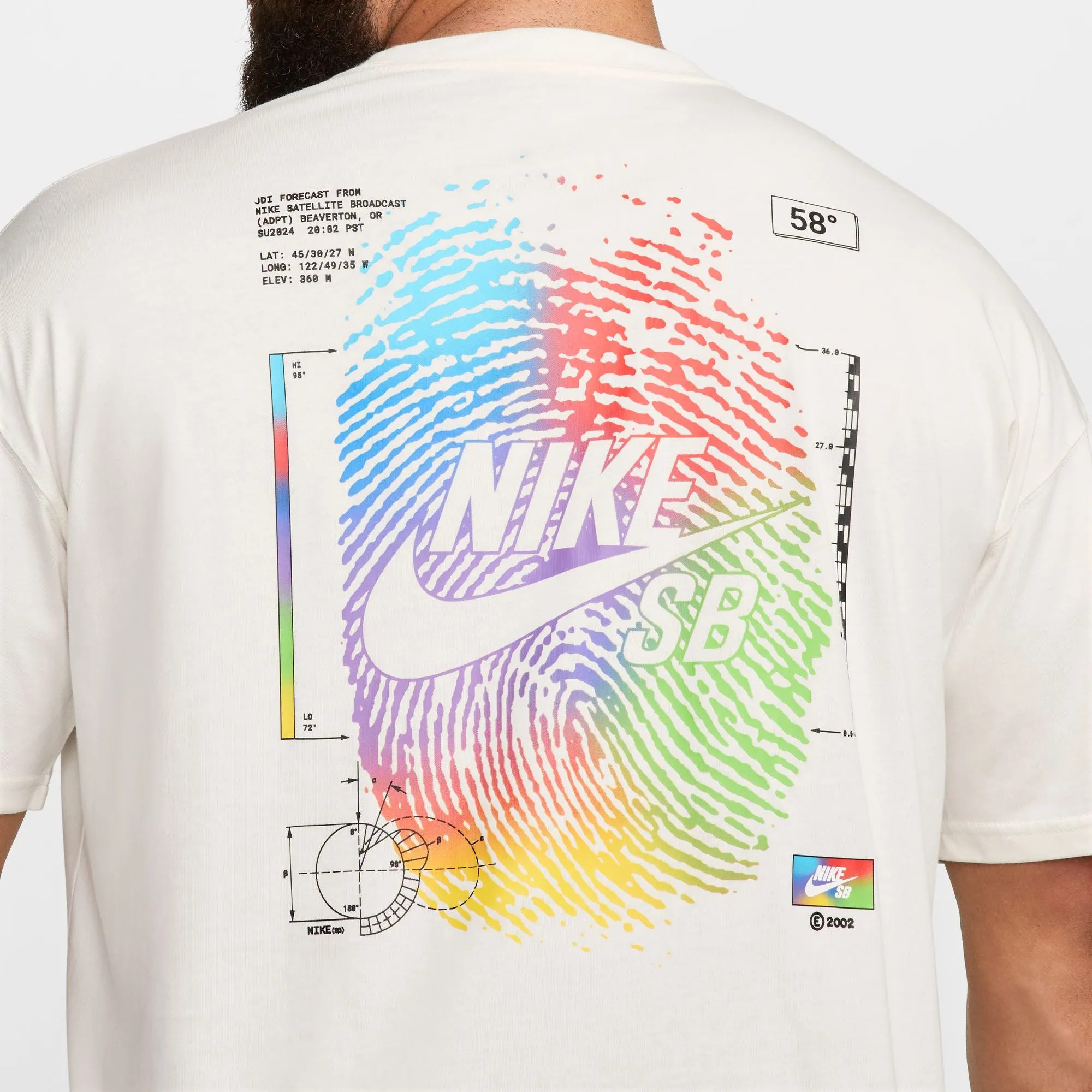 Nike SB Thumbprint Tee Sail White