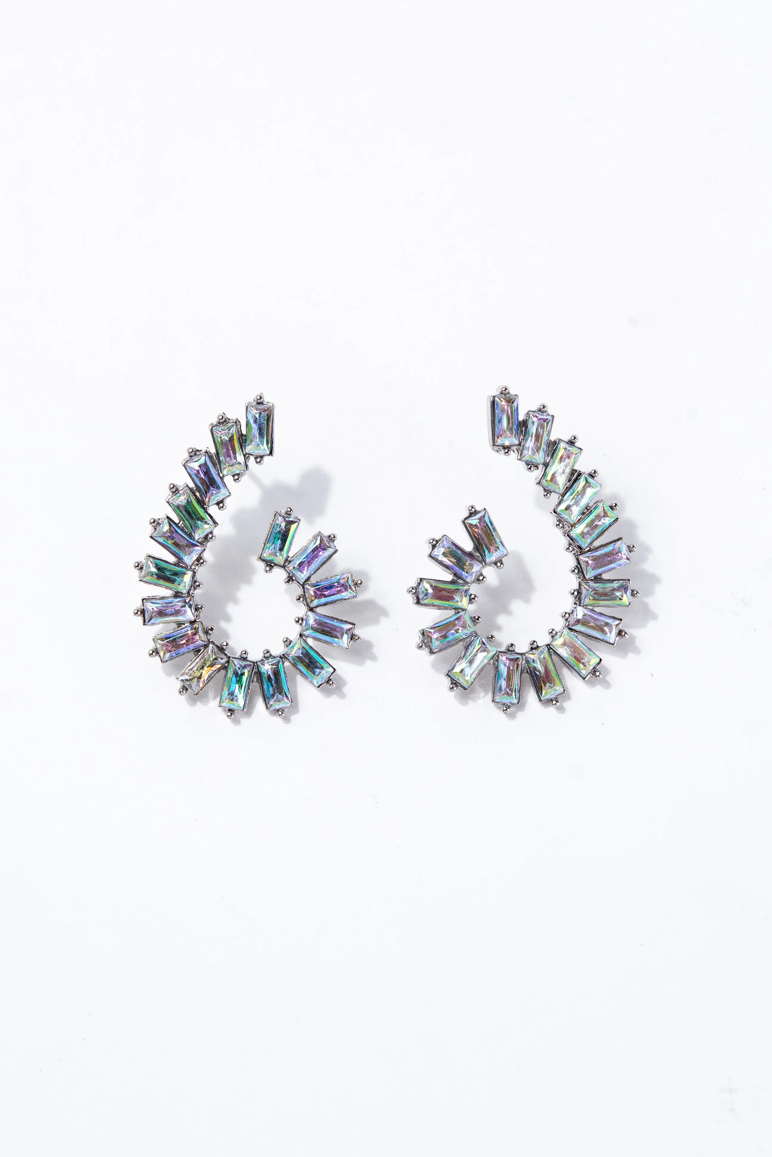 Noemi Vine Baguette Post Earrings