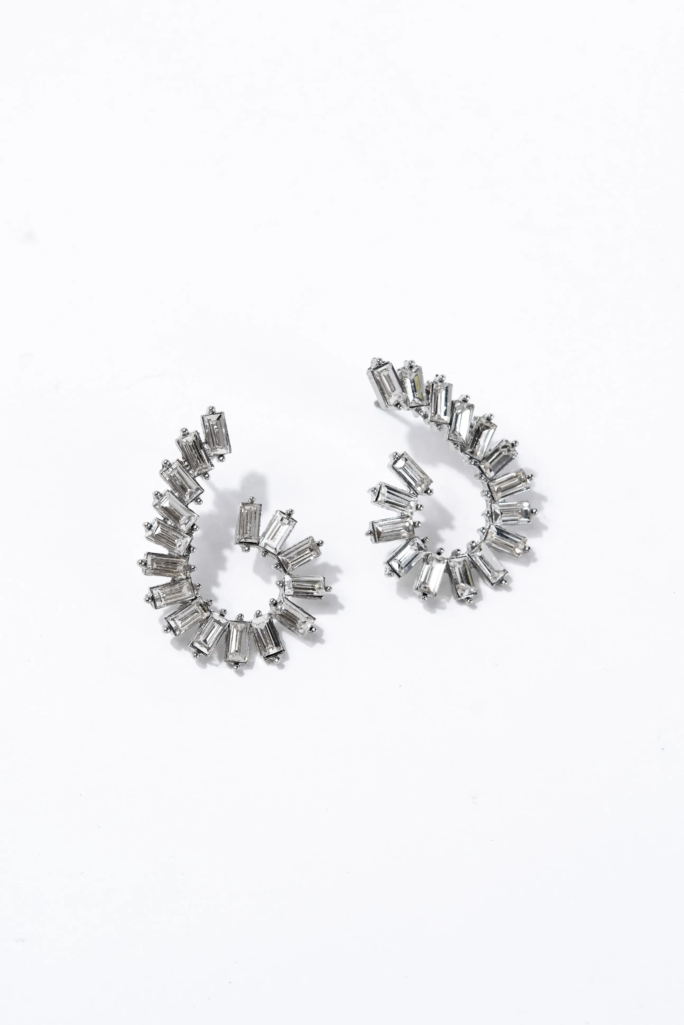 Noemi Vine Baguette Post Earrings