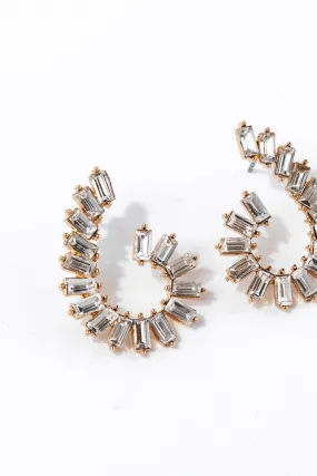 Noemi Vine Baguette Post Earrings