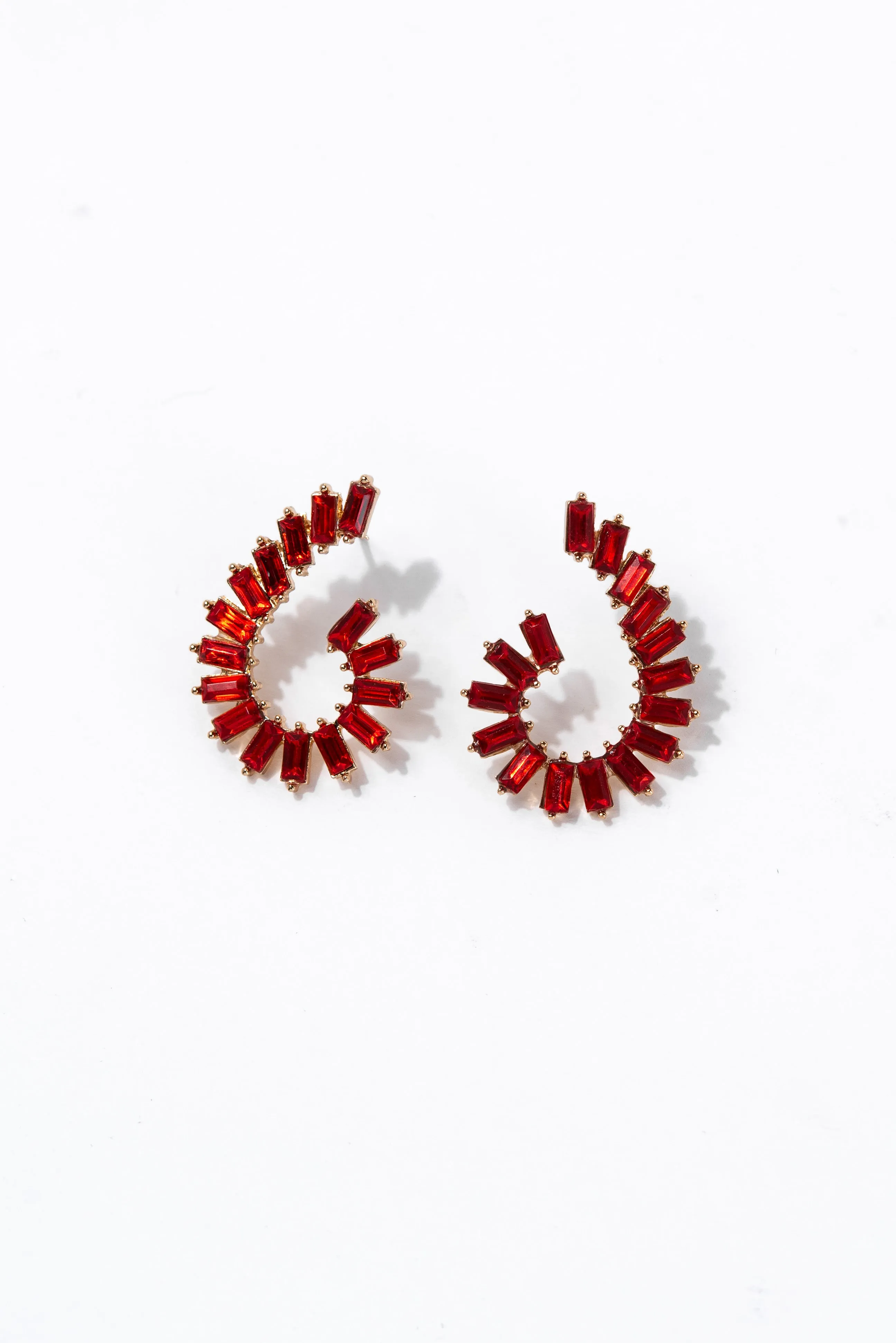 Noemi Vine Baguette Post Earrings