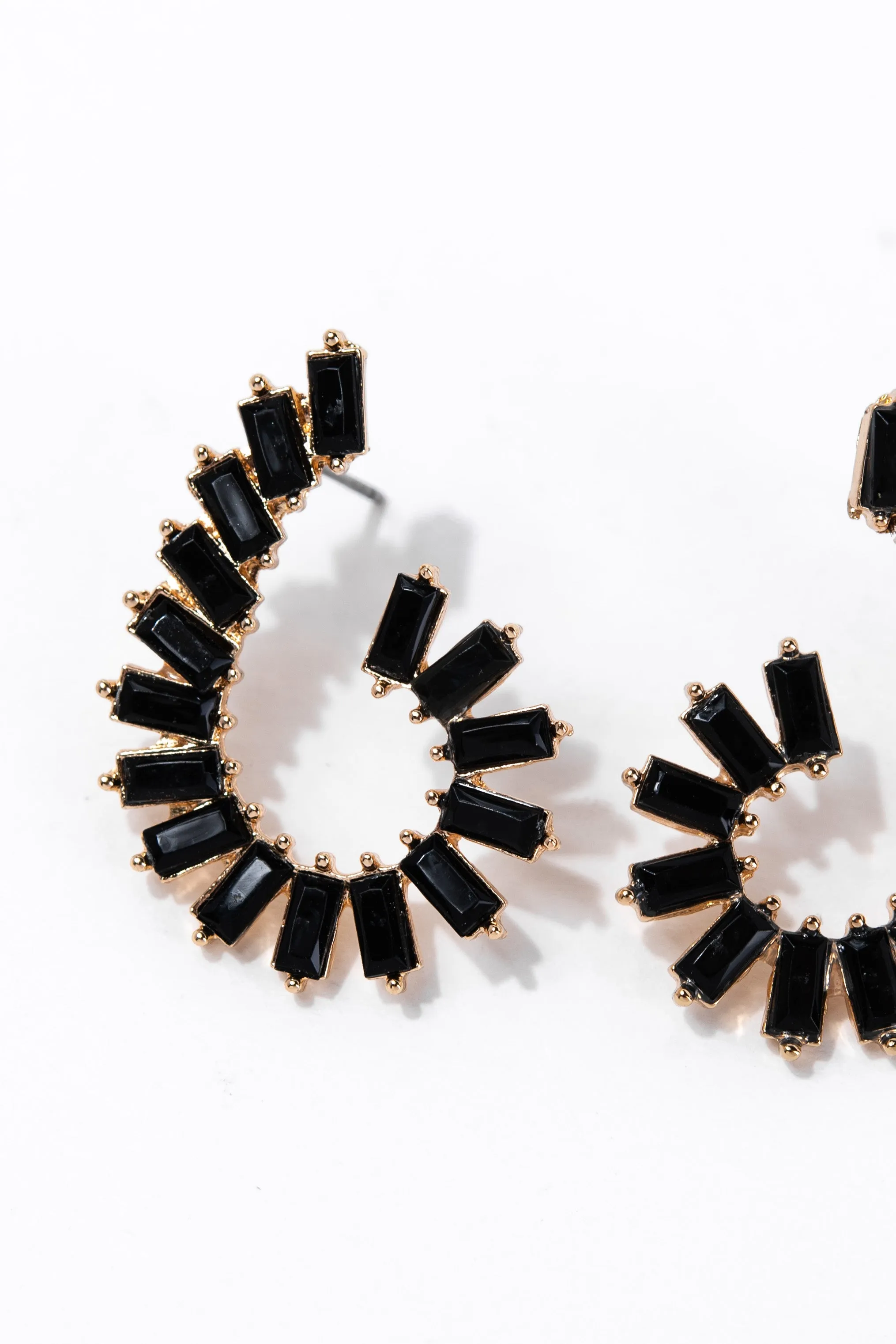 Noemi Vine Baguette Post Earrings