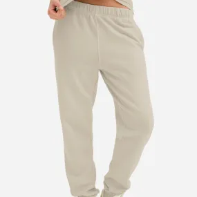 Organic Fleece Embroidered Relaxed Pocket Sweatpant