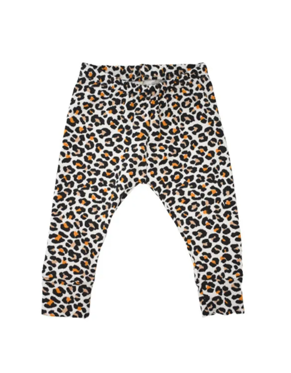 OUR KID x Albie & Sebastian - Leopard baby and toddler leggings