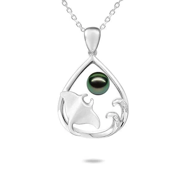 Pearl Stingray Teardrop Pendant