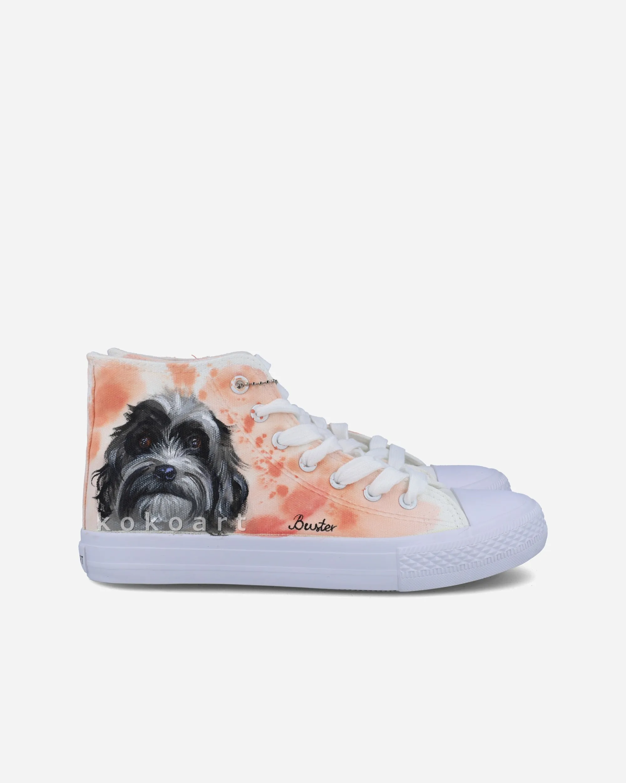 Pet Portrait Hand Painted Shoes