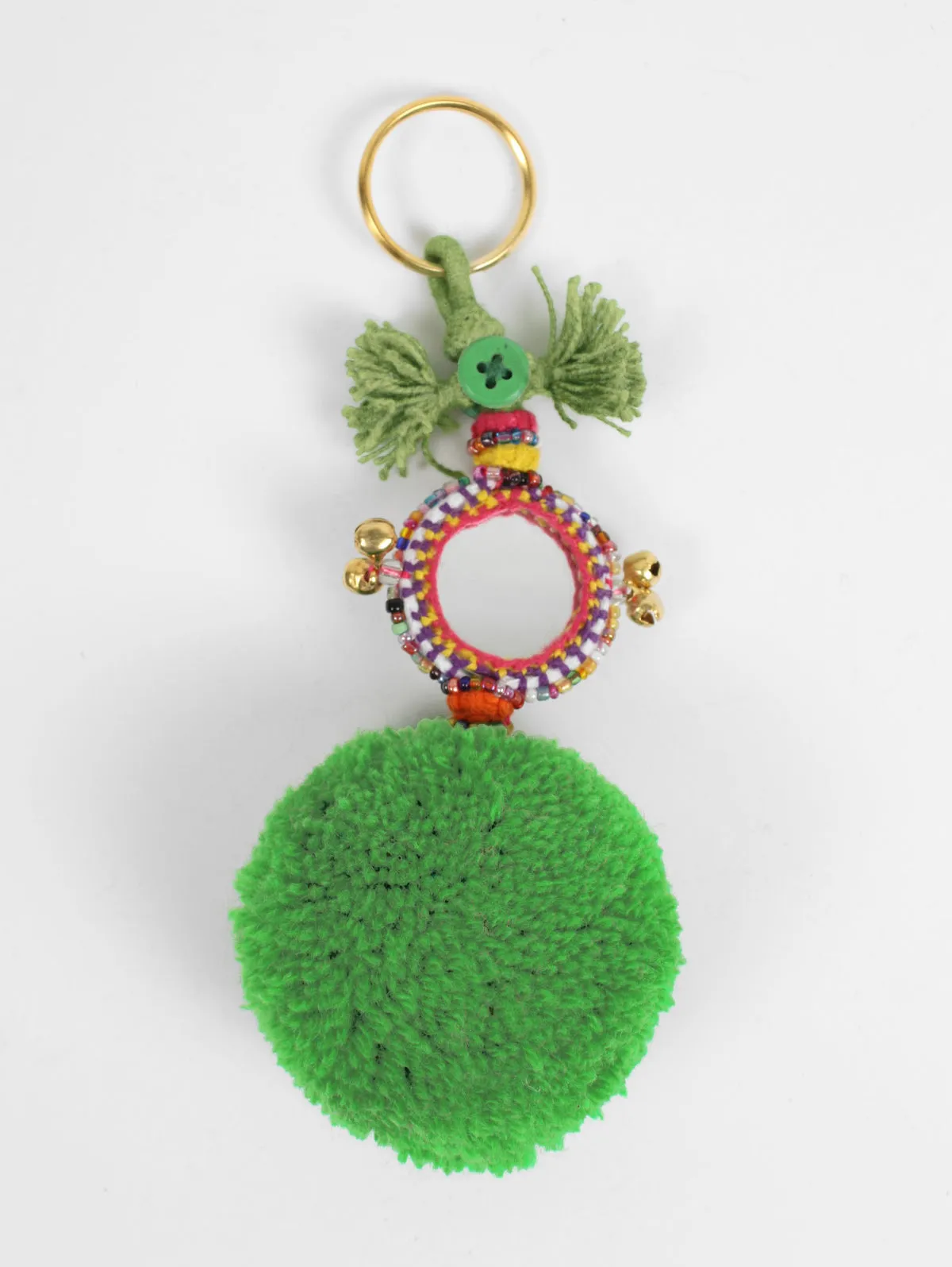 Pom Pom Mirror Keyrings