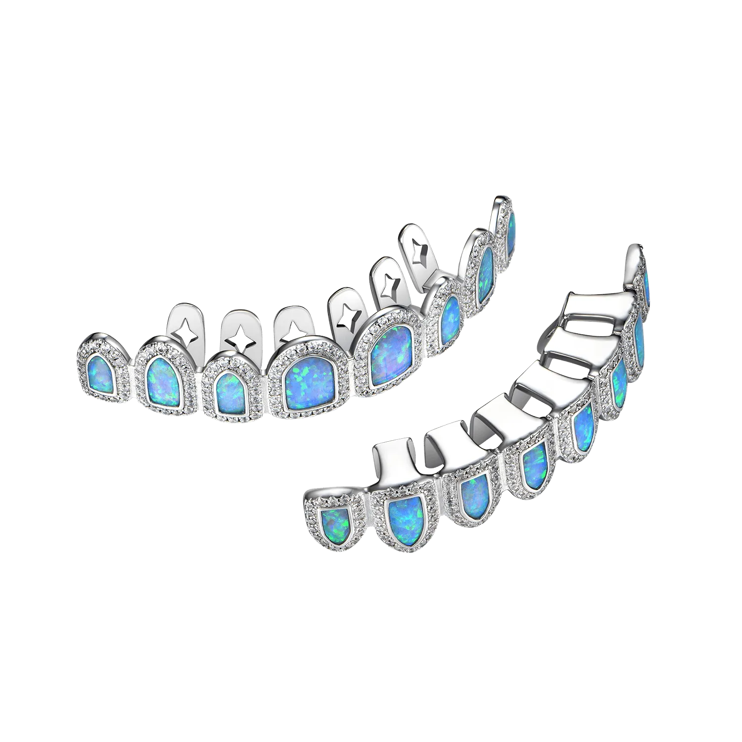 Pre-made Open-Face Opal Grillz