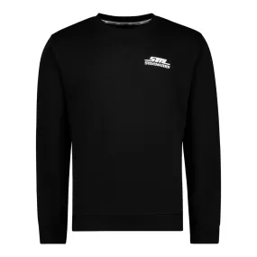 SEBASTIAN BLACK CREW NECK FLEECE SWEAT