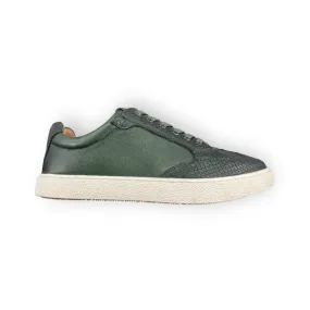 Sergio Duletti Clinton Smart Leather Trainers Green